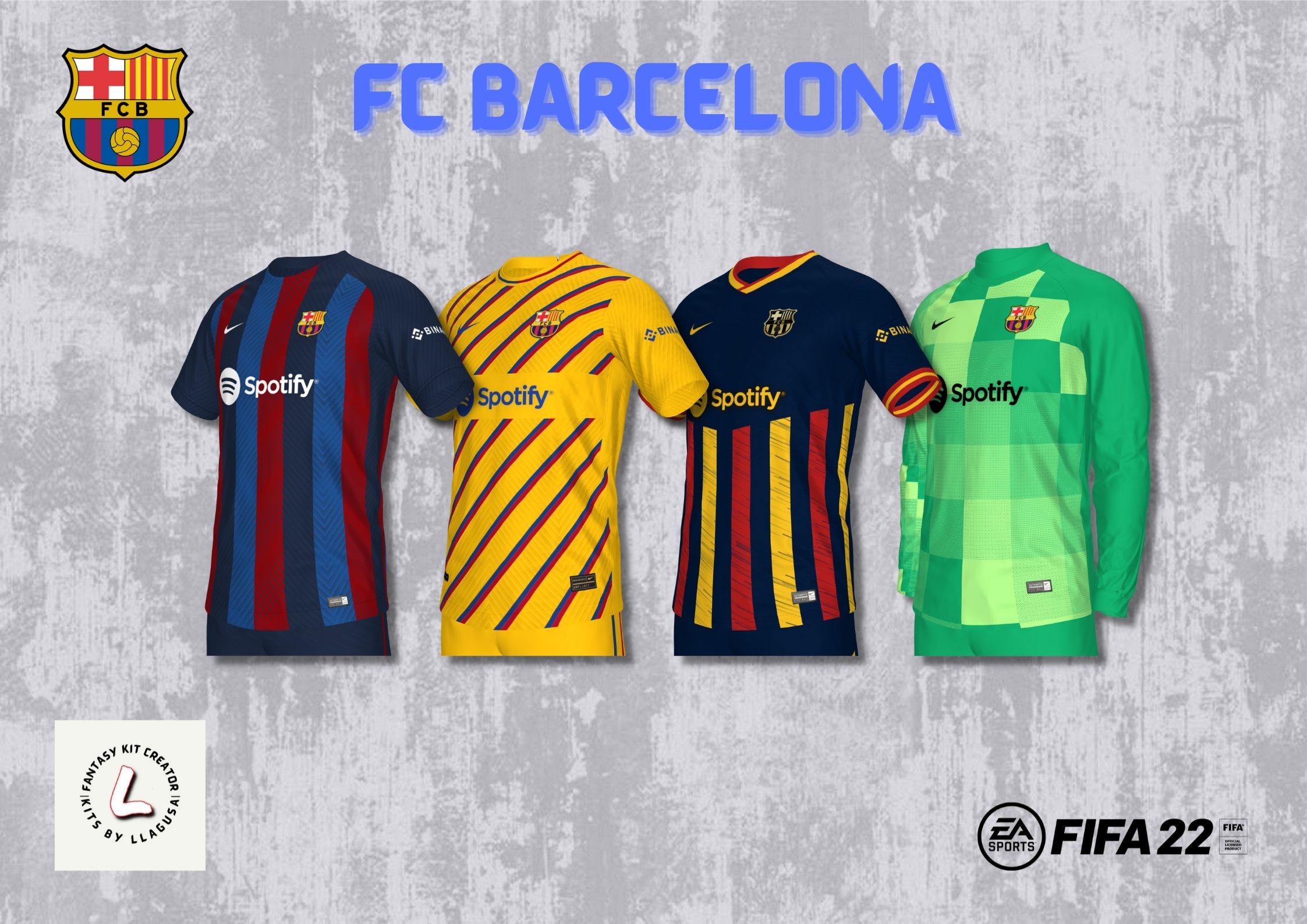 Ari Barcelona Leaked Kit 2022 2023 With Spotify As A Sponsor FREE Download, #FIFA22 #FCBarcelona #FCB #LaLiga