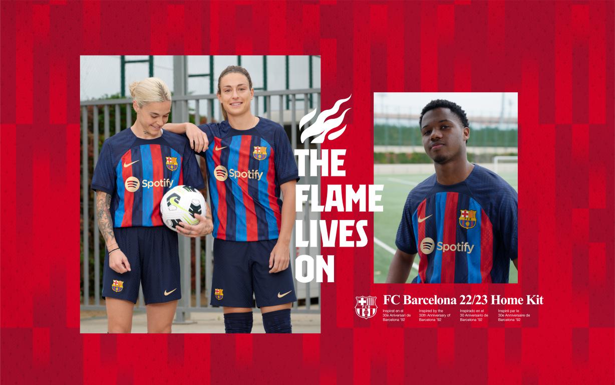 New Kit For The 2022 23 Season Inspired By Barcelona Olympic City On The 30th Anniversary Of The 1992 Games
