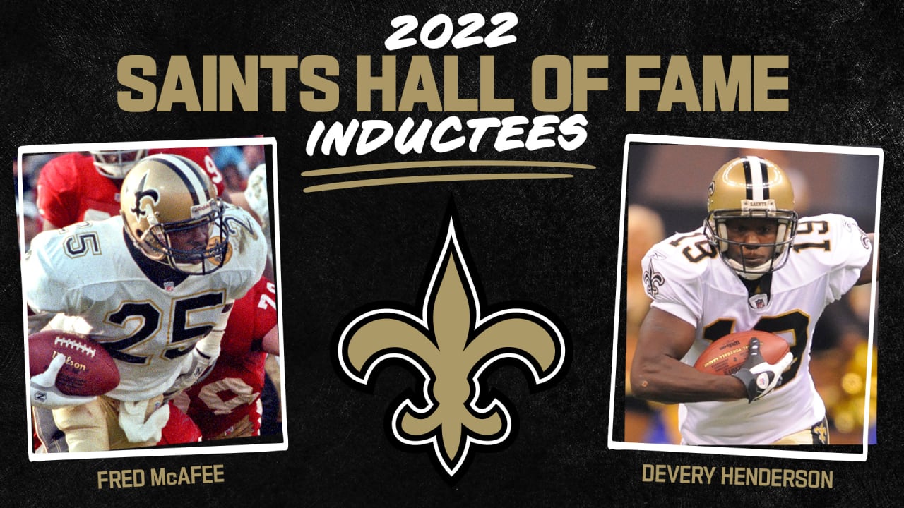 Fred McAfee, Devery Henderson inducted into Saints Hall of Fame class of 2022