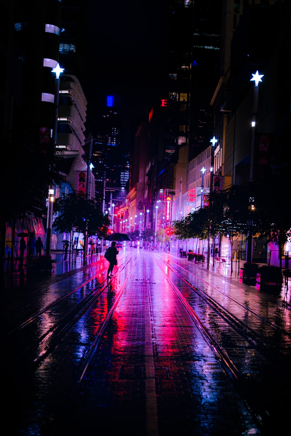 Urban Night Picture. Download Free Image