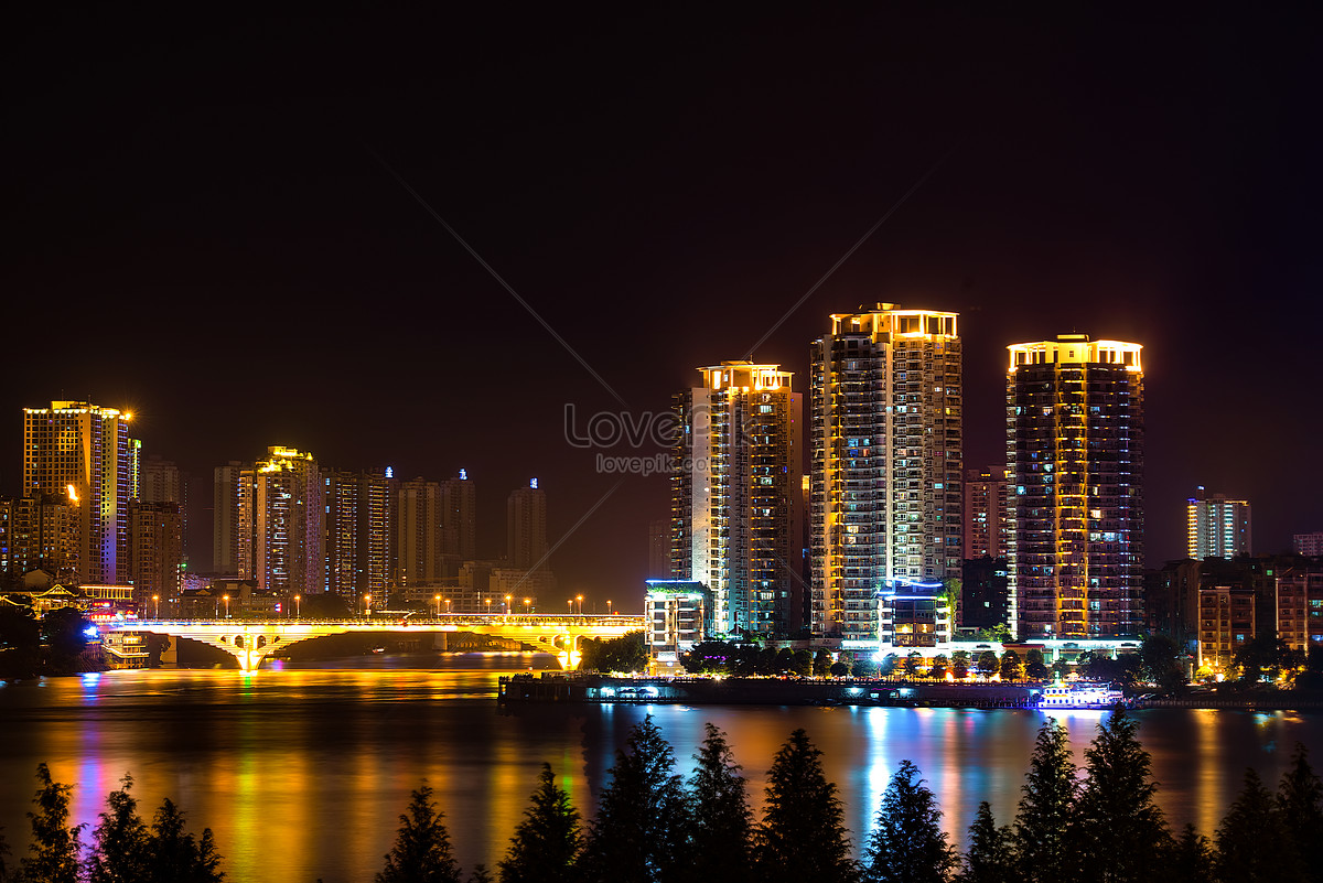 Urban Night View Picture And HD Photo. Free Download On Lovepik
