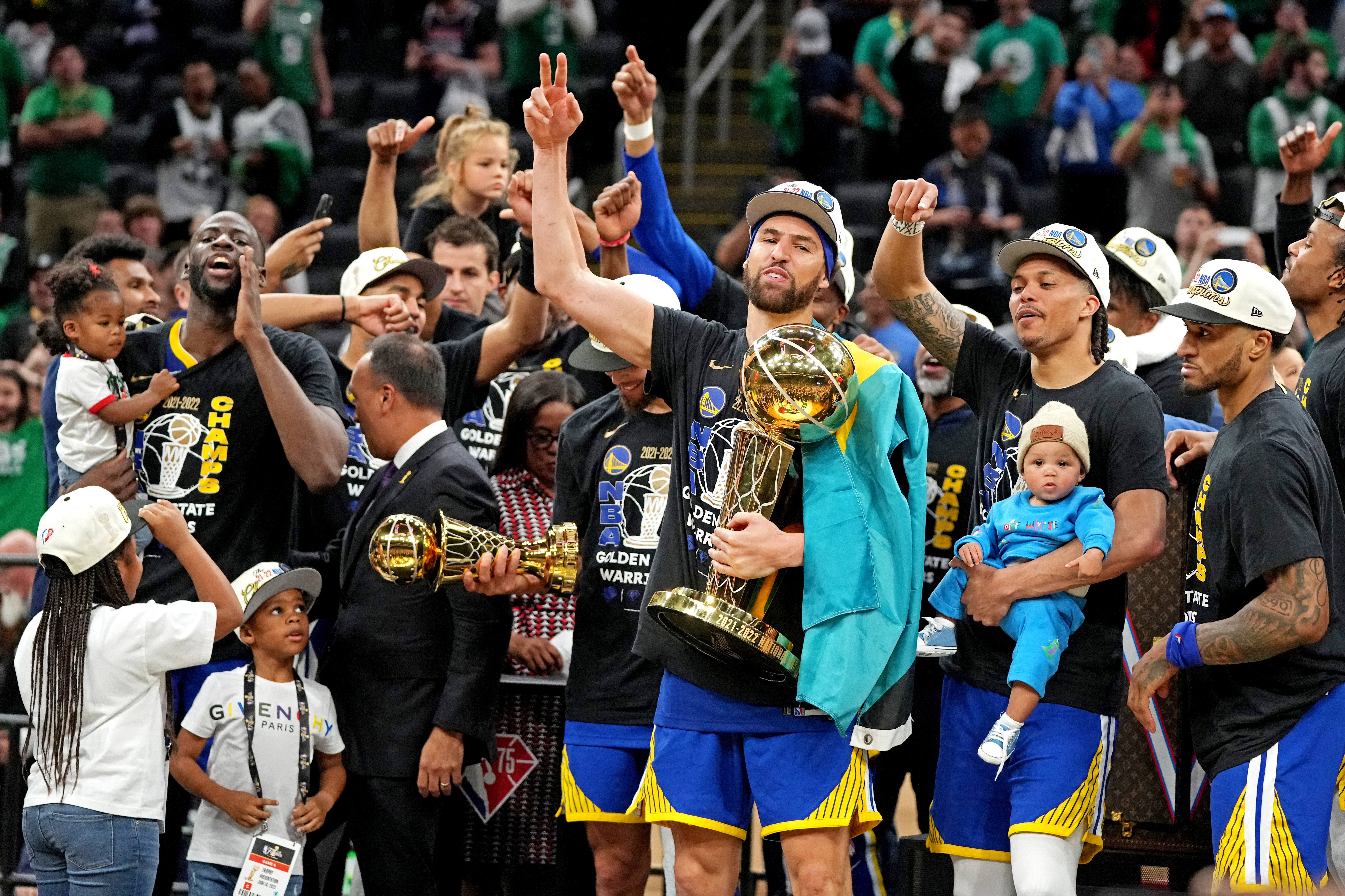 Warriors relish 'most unlikely' championship of dynasty run