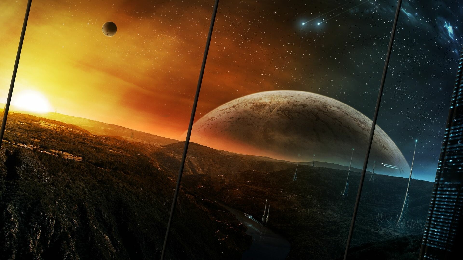 Sci Fi World Wallpaper: HD, 4K, 5K for PC and Mobile. Download free image for iPhone, Android