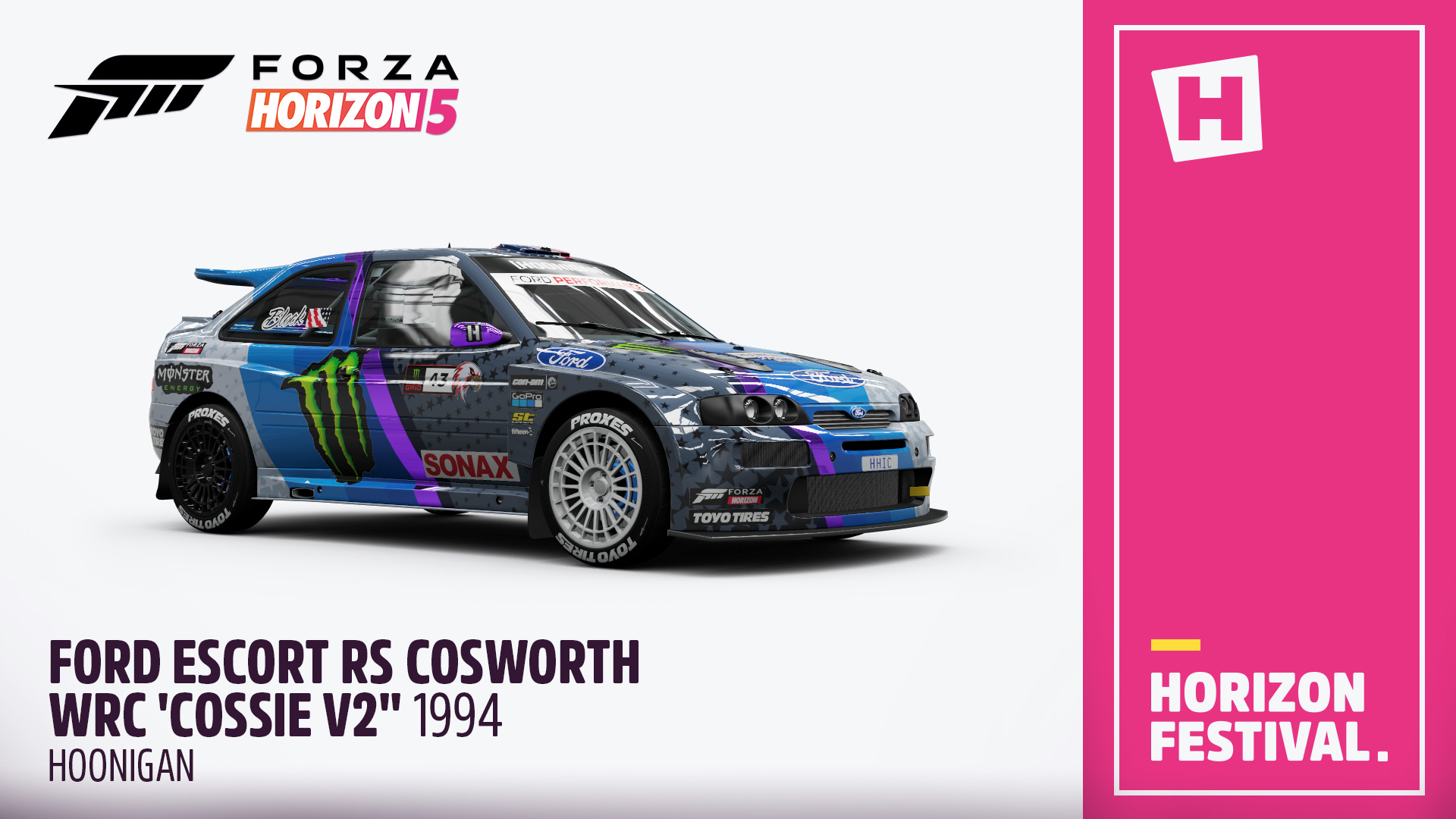 Forza Horizon 1: Put a Group A vehicle from the early 90s in the hands of and Step 2: Feature that modernized rally car in the first