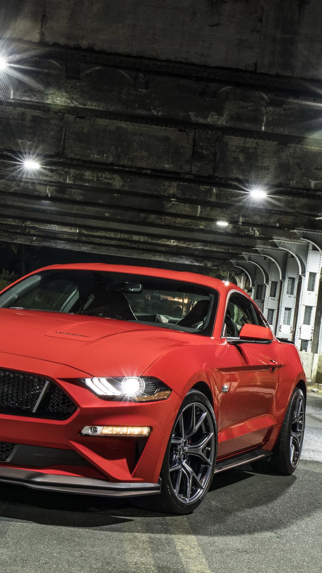 Ford Mustang GT Performance Package Level 2, red muscle car, 1080x1920 wallpaper. Mustang wallpaper, Mustang cars, Car wallpaper