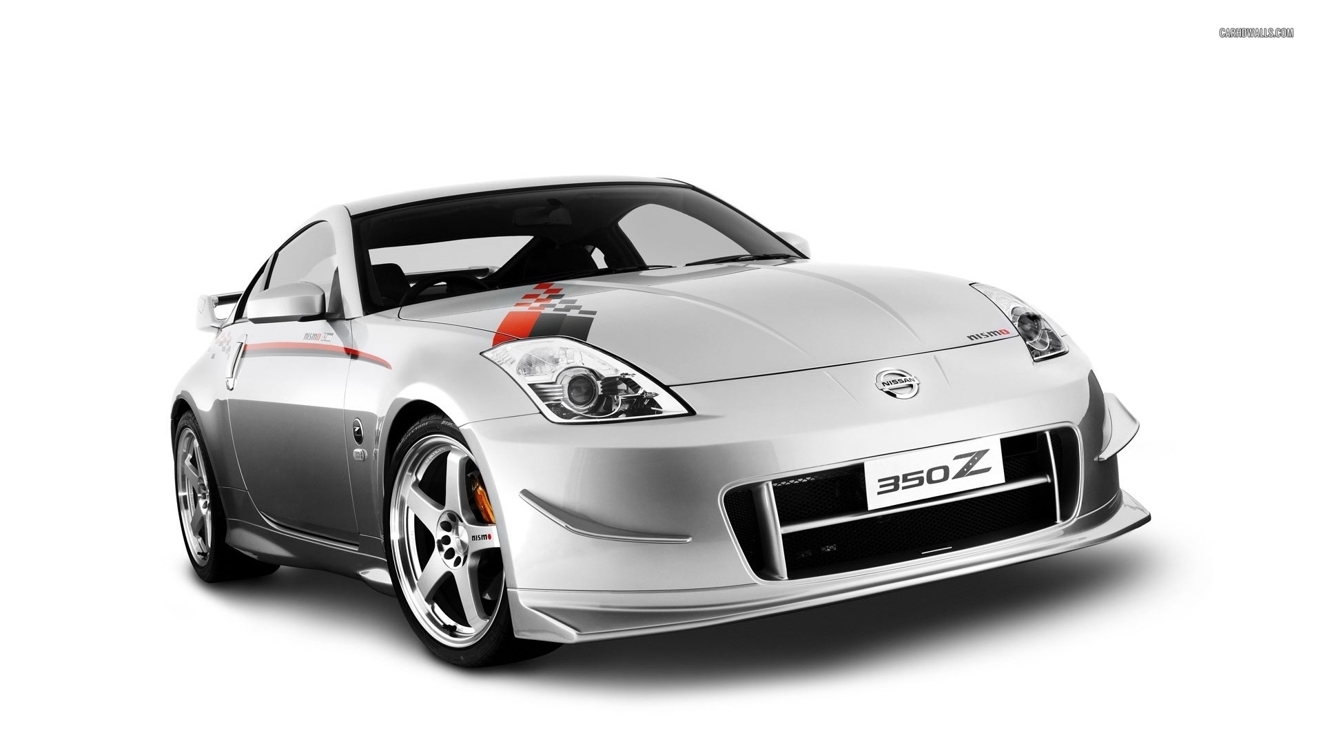 Crop Nissan 350z Wallpaper for Free, Sports Cars, Gray, Front View HD Background