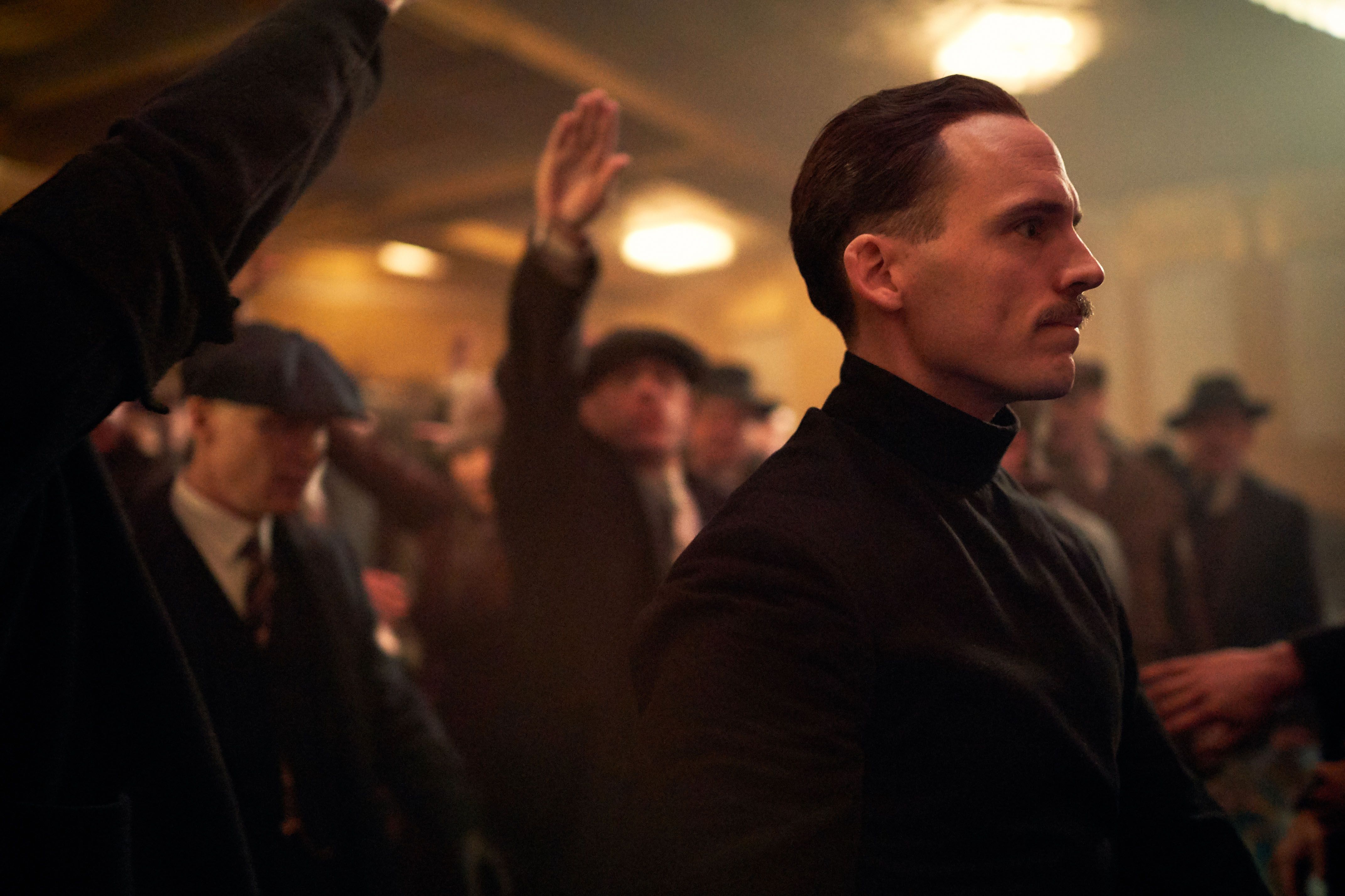 Sam Claflin as Oswald Mosley in Peaky Blinders S5 you use it, pin or like it x