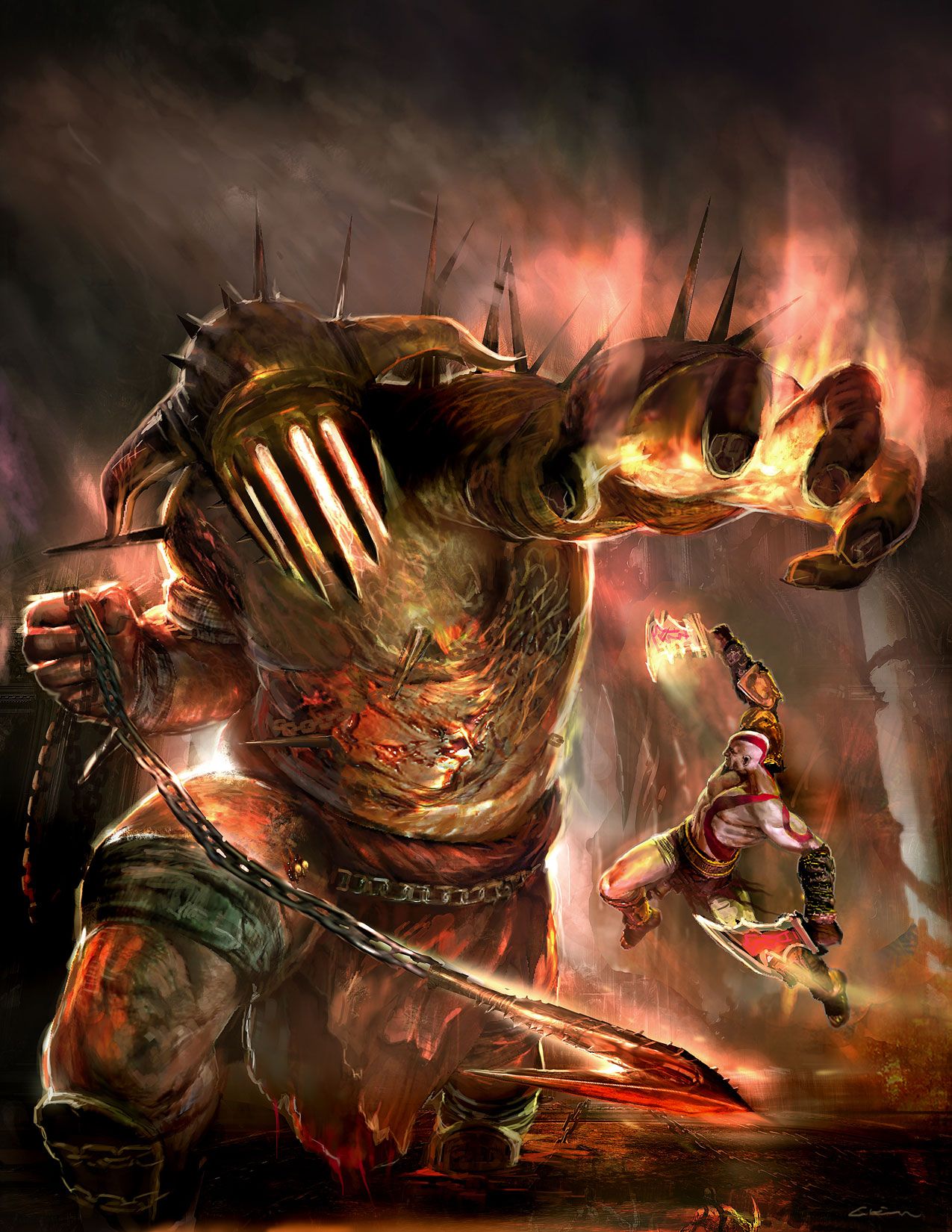 Official PlayStation Magazine Cover Art of War III Art Gallery. God of war, Kratos god of war, God of war series