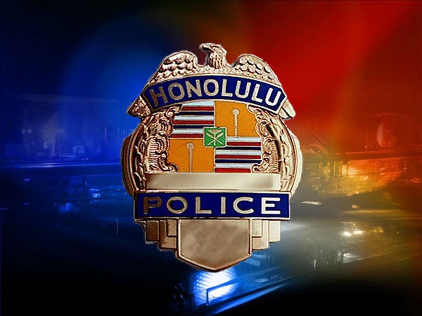 Honolulu Police Blue Lights Wallpaper