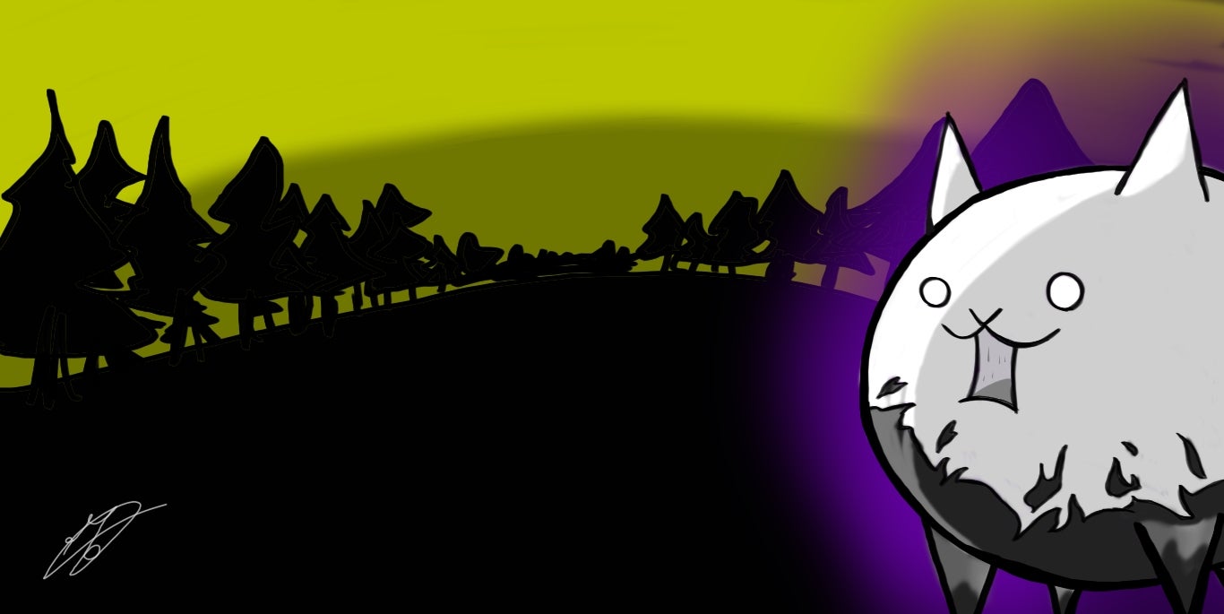 Fan Made Hello Guys, This Is My Attempt To Make A Wallpaper Of The Crazed Cat And I Want To Share It, What Do You Think ?