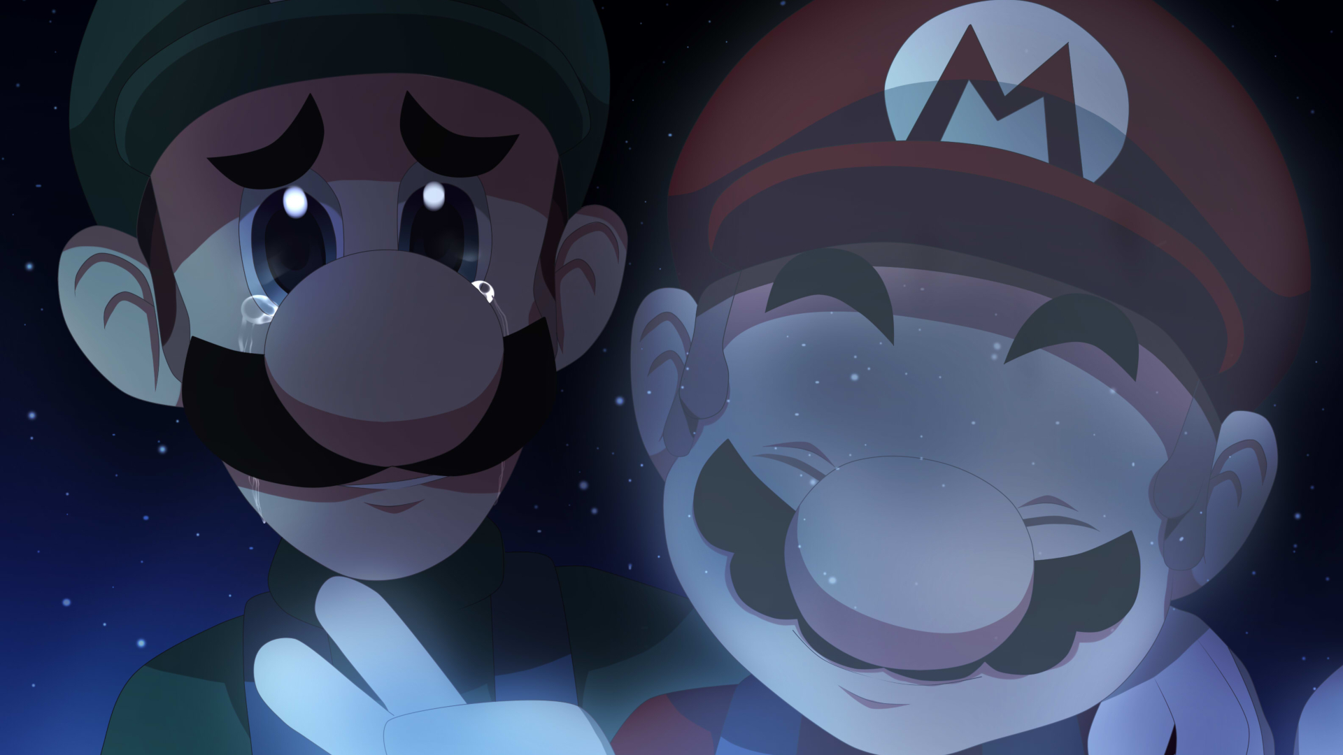 Mario the music box luigi