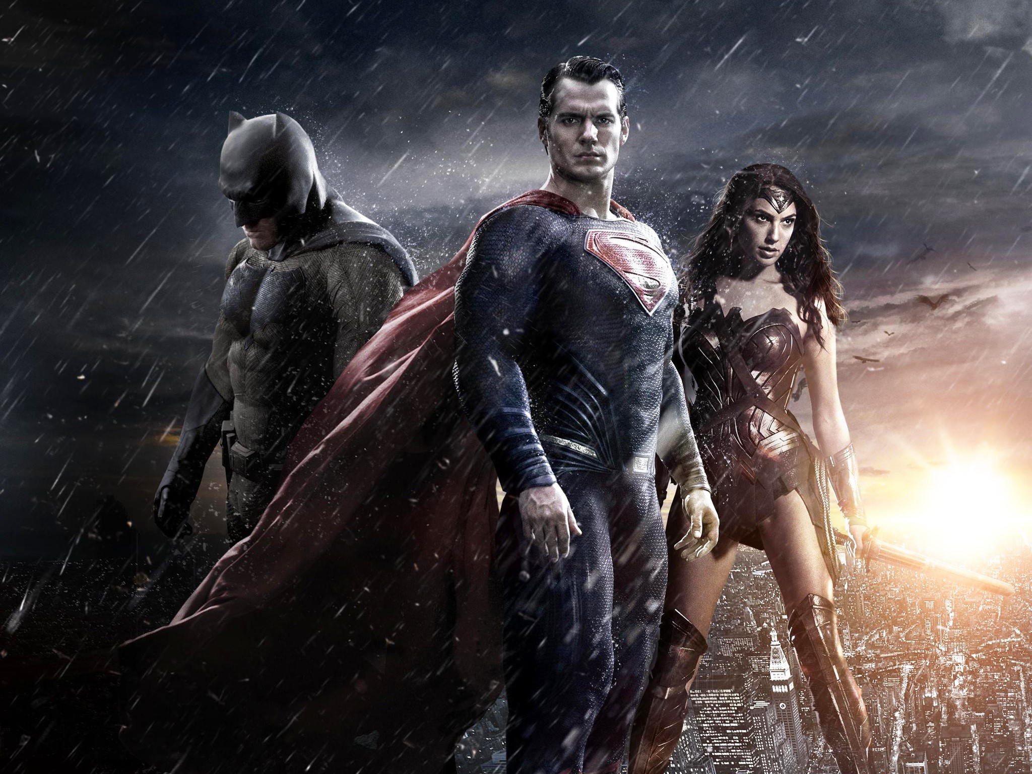 Batman, Superman and the woman wonder Wallpaper