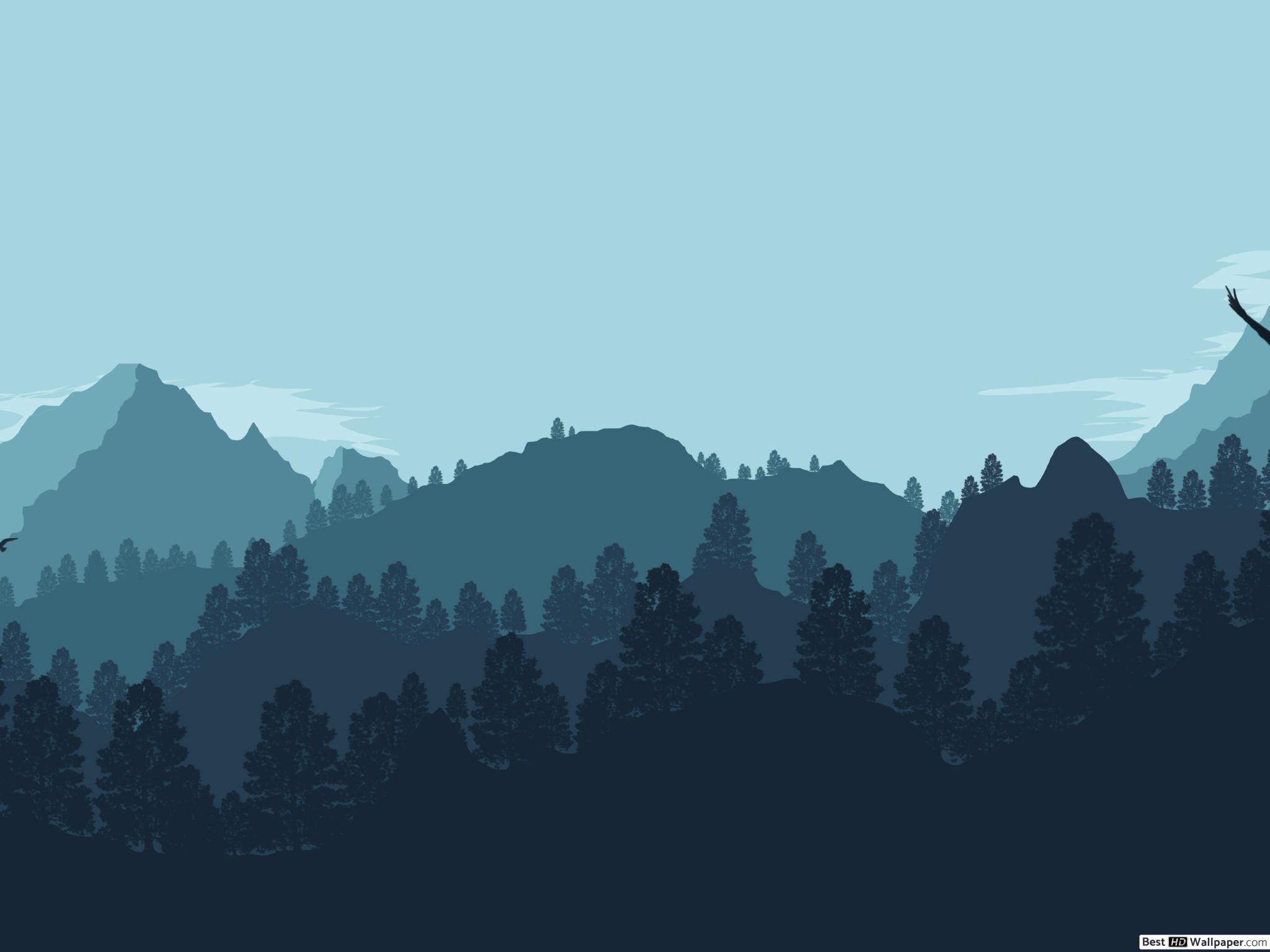 Artistic Mountain Wallpaper