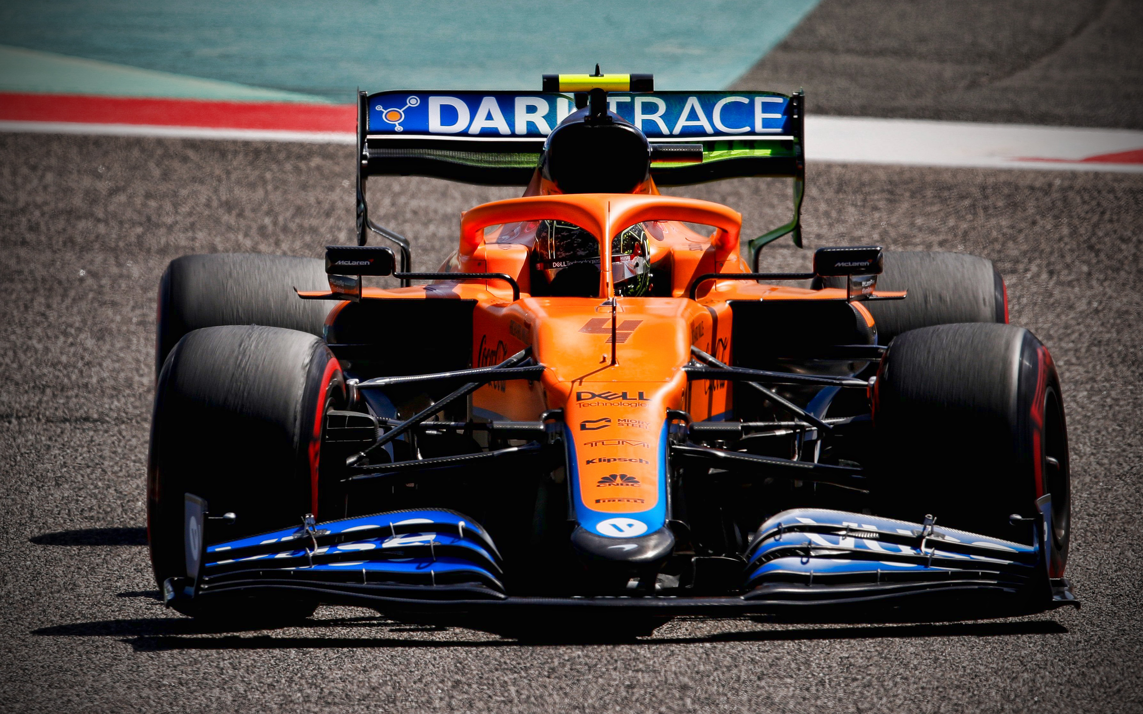 Download wallpaper Lando Norris, 4k, raceway, McLaren MCL35M on track, Formula 1, 2021 F1 cars, sportscars, McLaren F1 Team, McLaren MCL35M, F1, McLaren 2021, F1 cars, new MCL35M for desktop with resolution