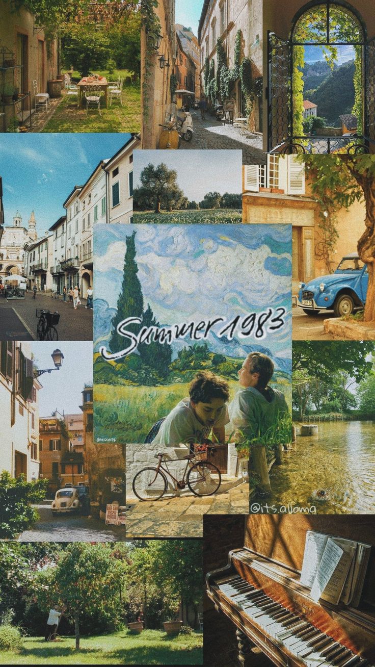 CMBYN wallpaper. Somewhere in northern italy 1983, Northern italy aesthetic 1983, Northern italy aesthetic