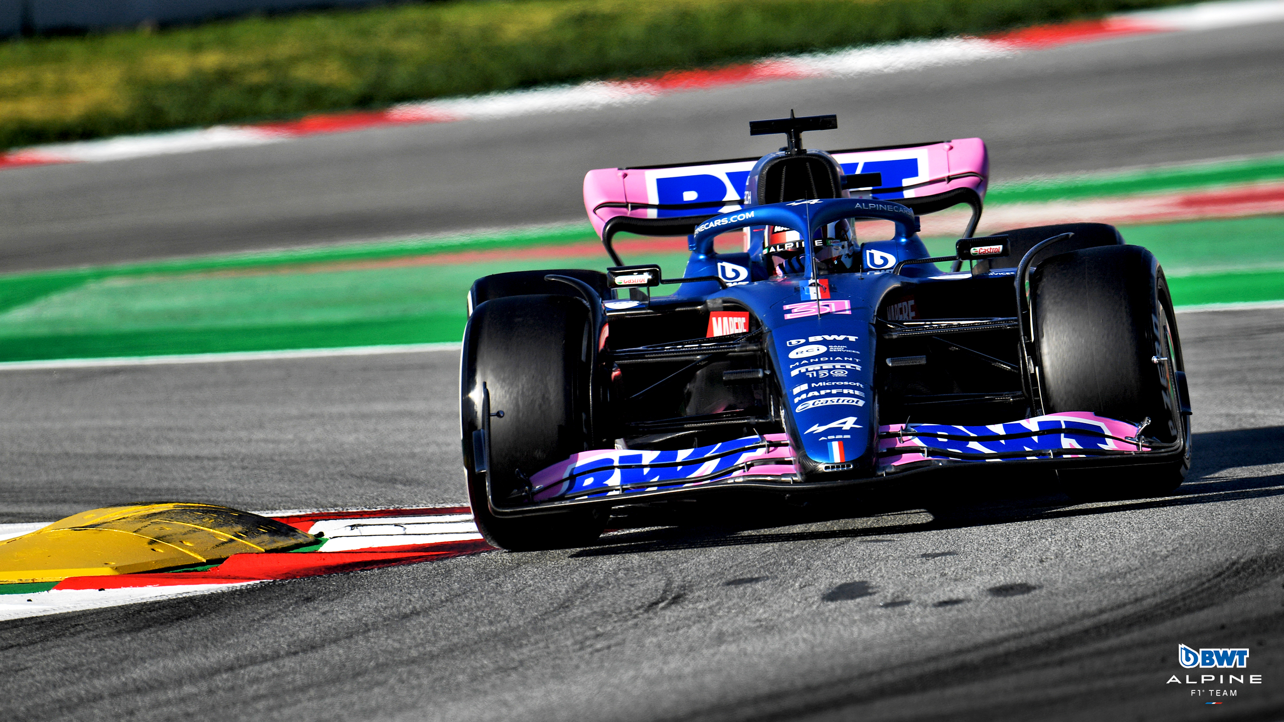 BWT Alpine F1 Team we're back with your first #WallpaperWednesday for 2022. #F1Testing