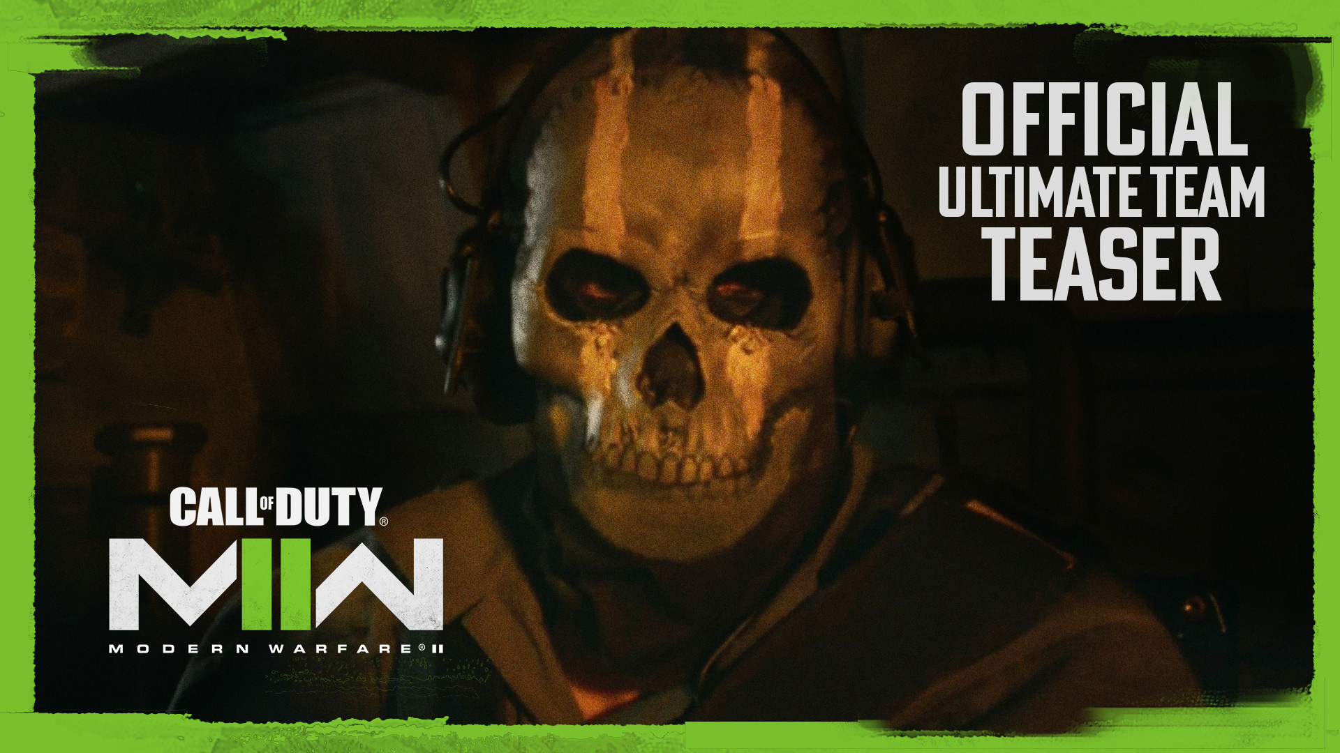 Official “Ultimate Team” Teaser of Duty: Modern Warfare II
