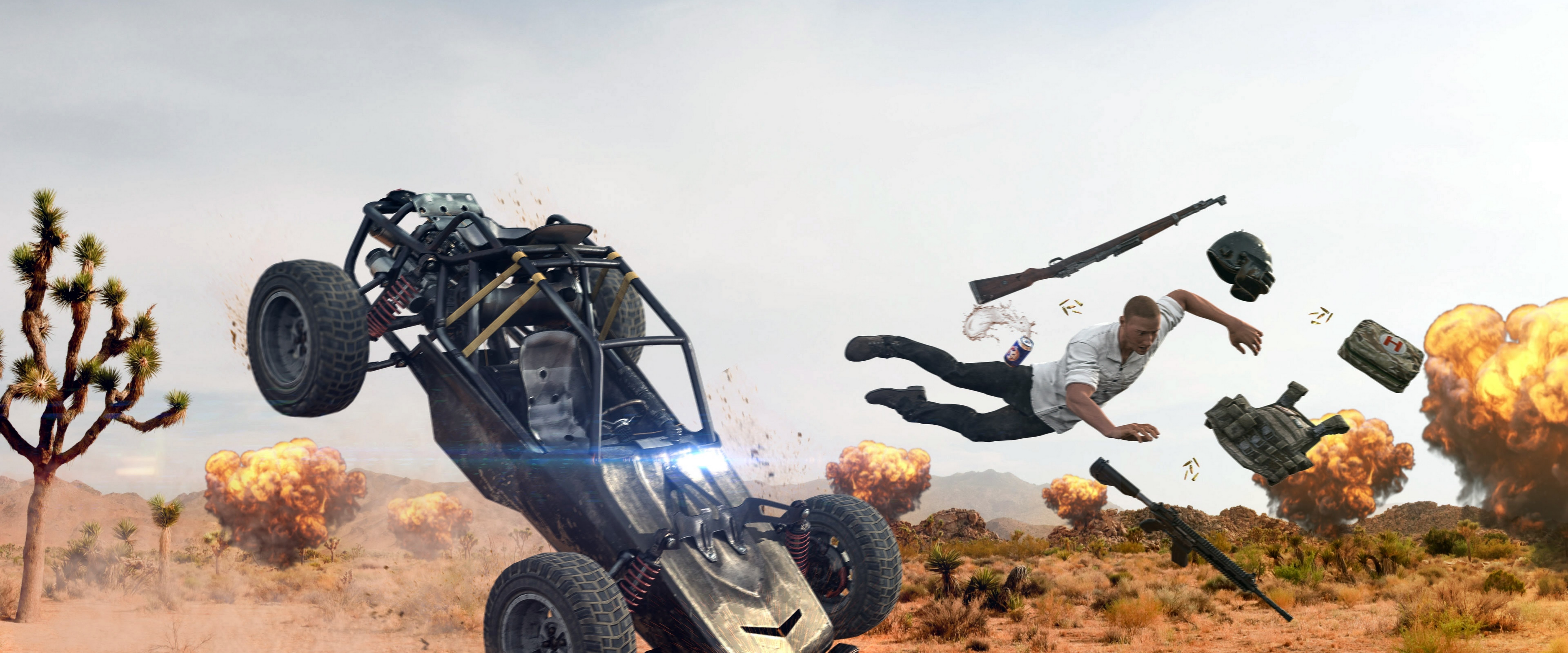 PUBG Buggy PlayerUnknown's Battlegrounds 4K Wallpaper