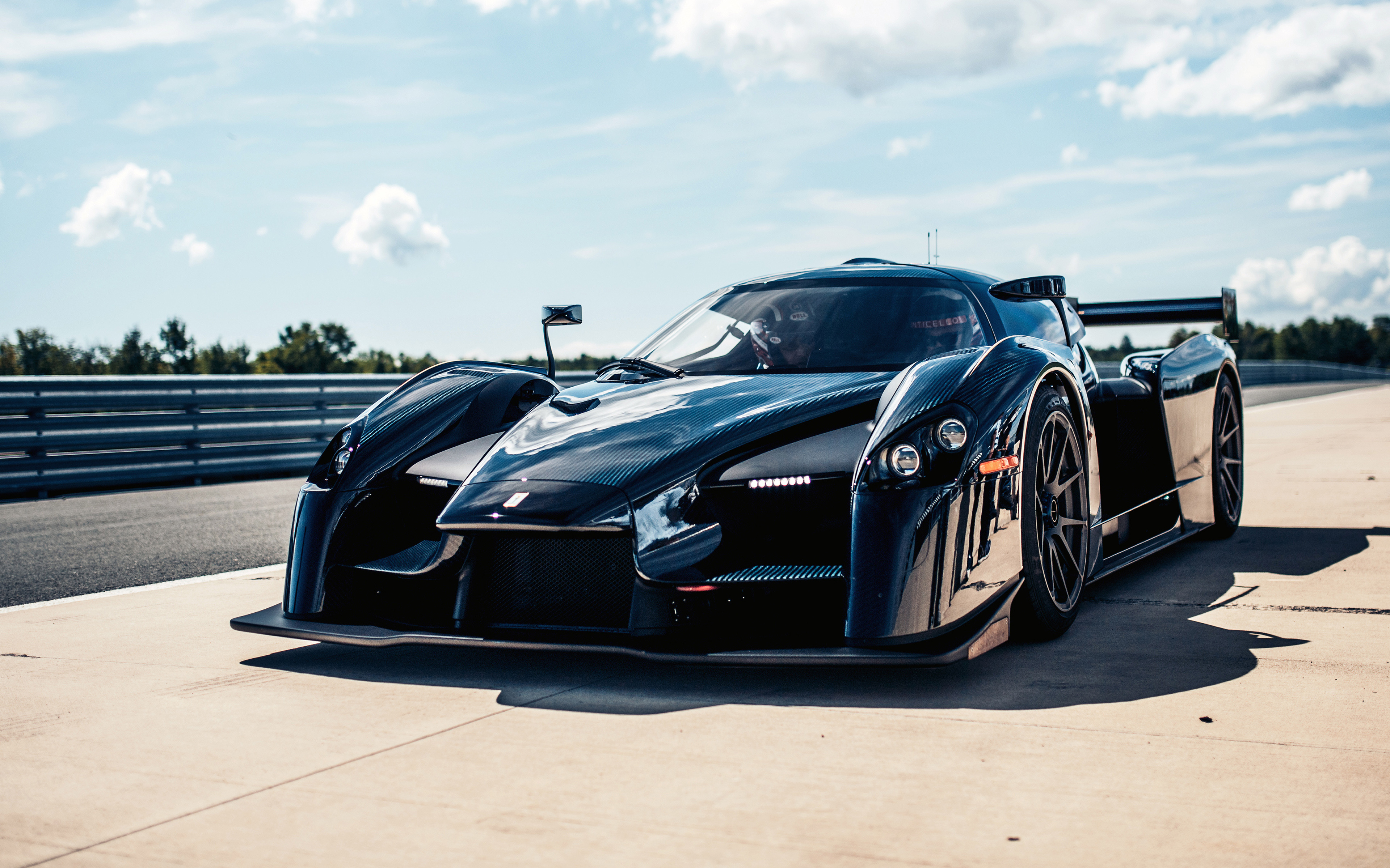 Download wallpaper SCG 003, 4k, road, Scuderia Cameron Glickenhaus, hypercars, supercars, SCG for desktop with resolution 3840x2400. High Quality HD picture wallpaper