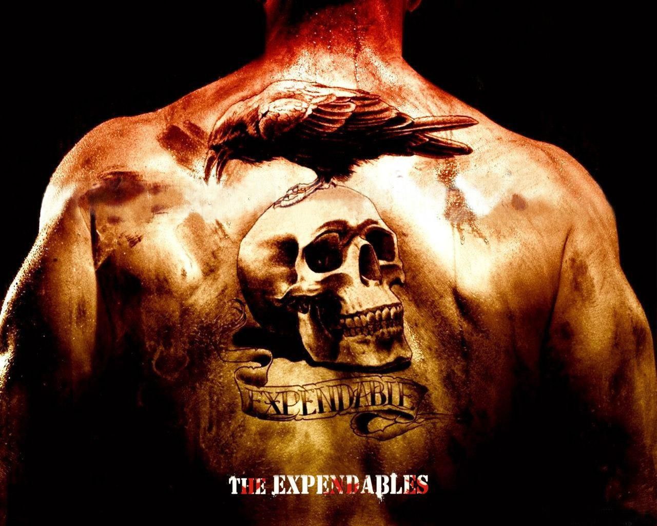 The Expandables Wallpaper Computer Wallpaper, Desktop Background 1280x1024 Id: 87701. Os mercenarios, Papel de parede hd, Tattoo caveira