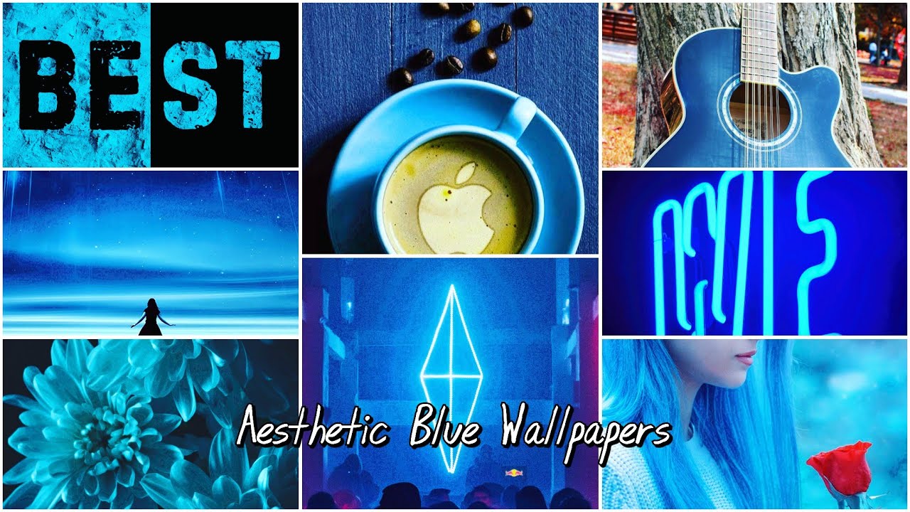 Aesthetic Blue Wallpaper