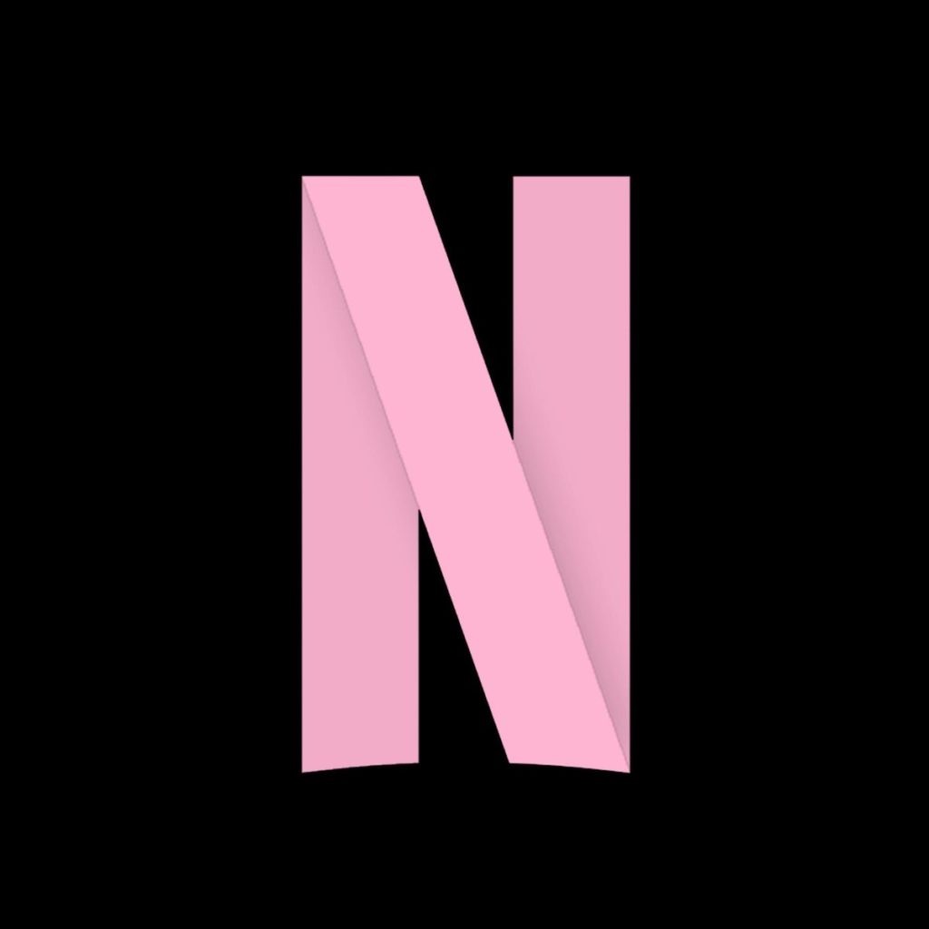 Pink Netflix Icon For iPhone On iOS 14 & iOS 15