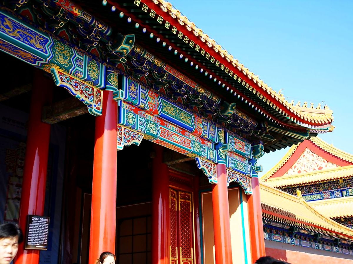 The Palace Museum, Chinese Architecture, Forbidden City background. Best Free photo