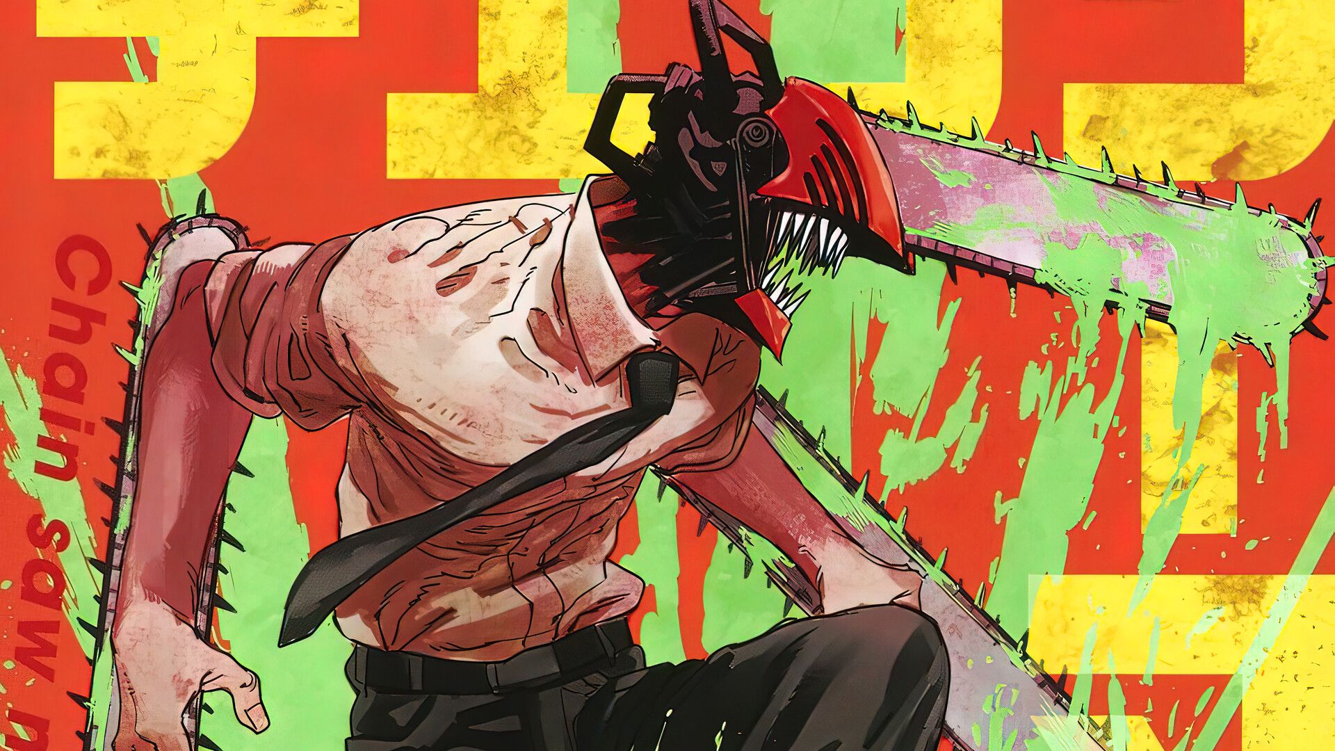 Anime Chainsaw Man HD Wallpaper by 百鬼。