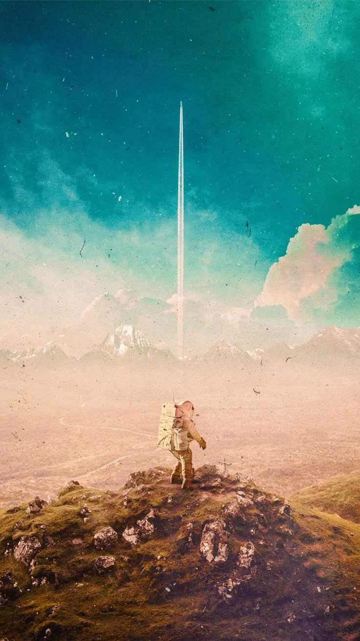 Lost on Unknown Planet iPhone Wallpaper. Fantasy wall art, iPhone wallpaper, Wallpaper