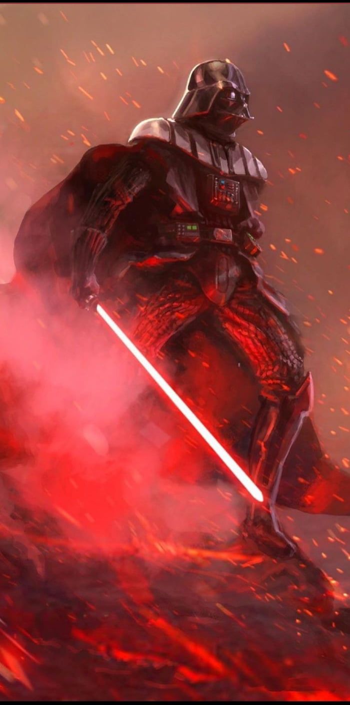 Darth Vader mobile wallpaper (by Tony Warne) Wars. Star wars wallpaper, Star wars picture, Star wars poster