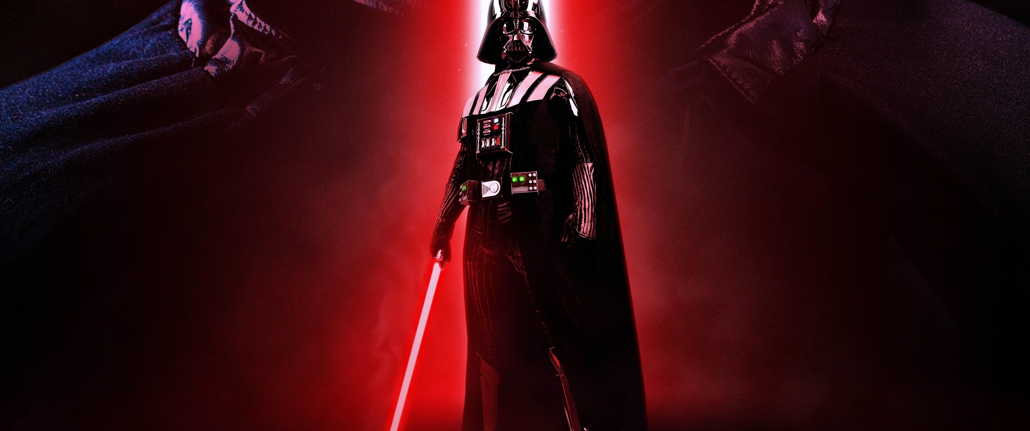 Darth Vader Wallpaper 4K, Sith lightsaber, Star Wars, 5K, Movies