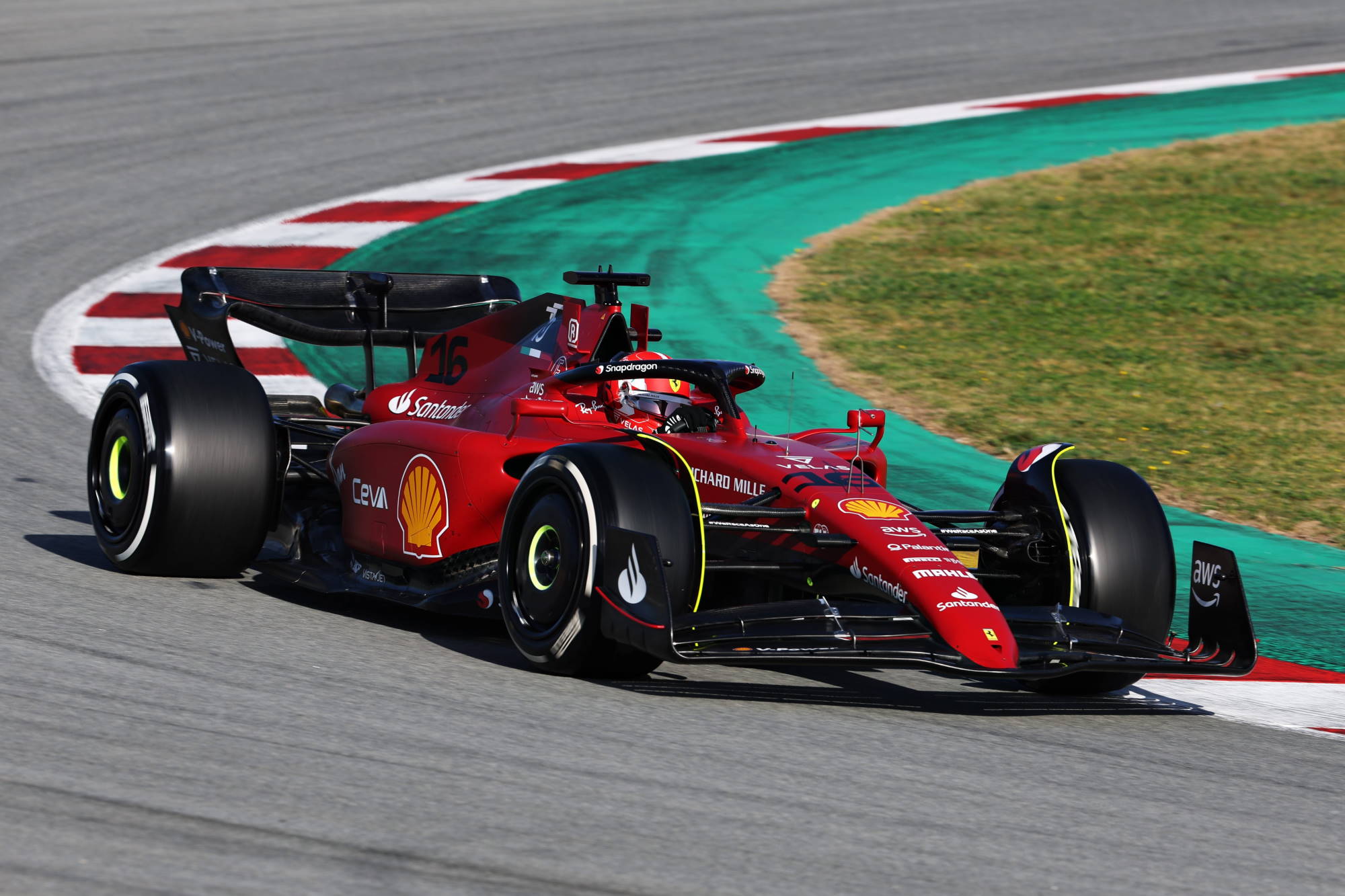 Leclerc sets pace for Ferrari on first morning in Barcelona