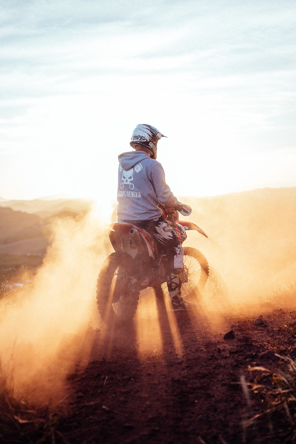 Dramatic Landscape. Enduro motorcycle, Enduro motocross, Dirt bike racing
