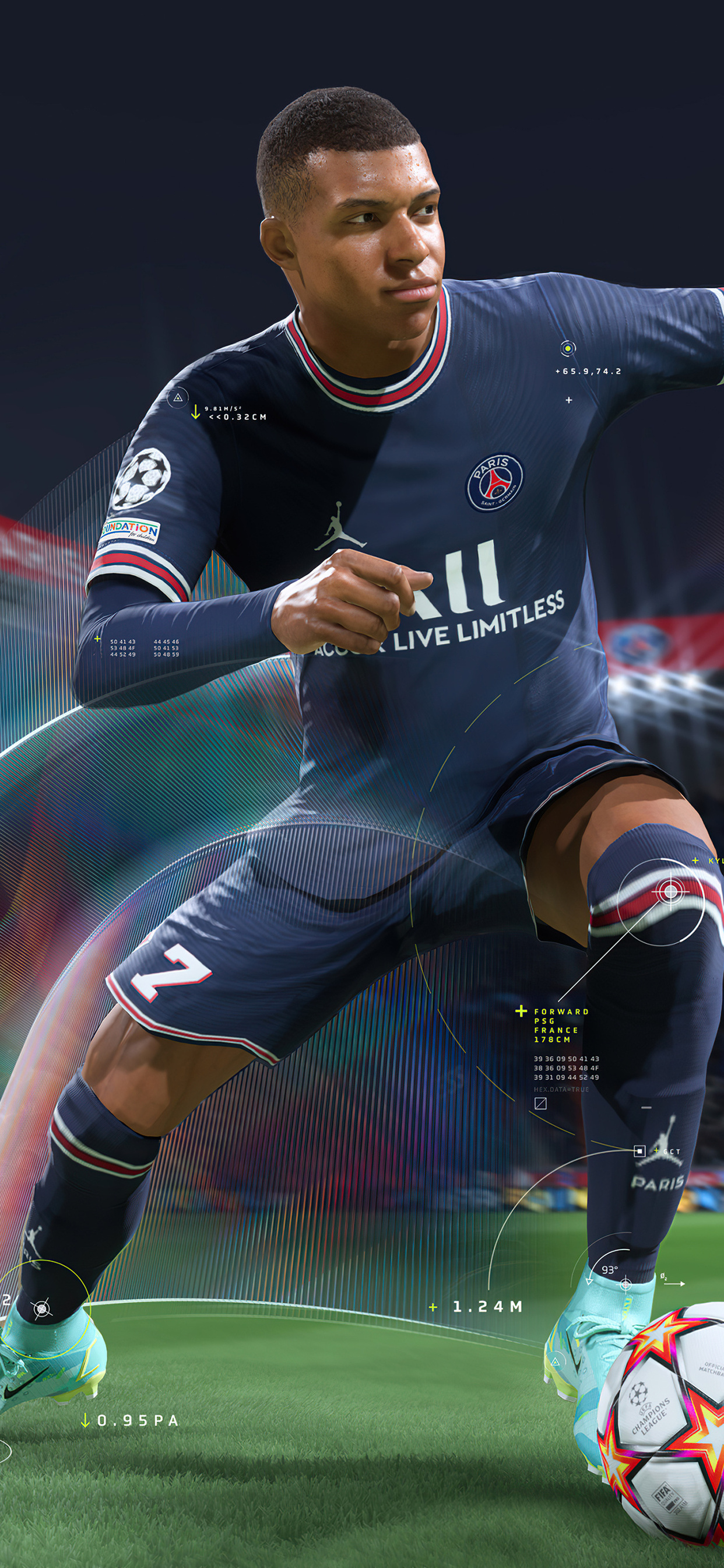 Kylian Mbappe In Fifa 2022 iPhone XS MAX HD 4k Wallpaper, Image, Background, Photo and Picture
