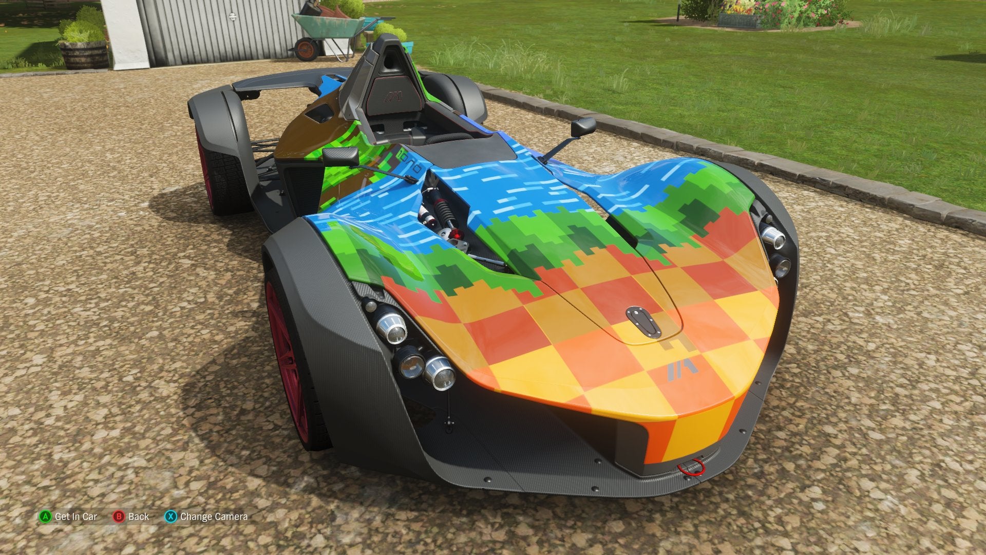 My own Green Hill Zone design on the 2014 Bac Mono