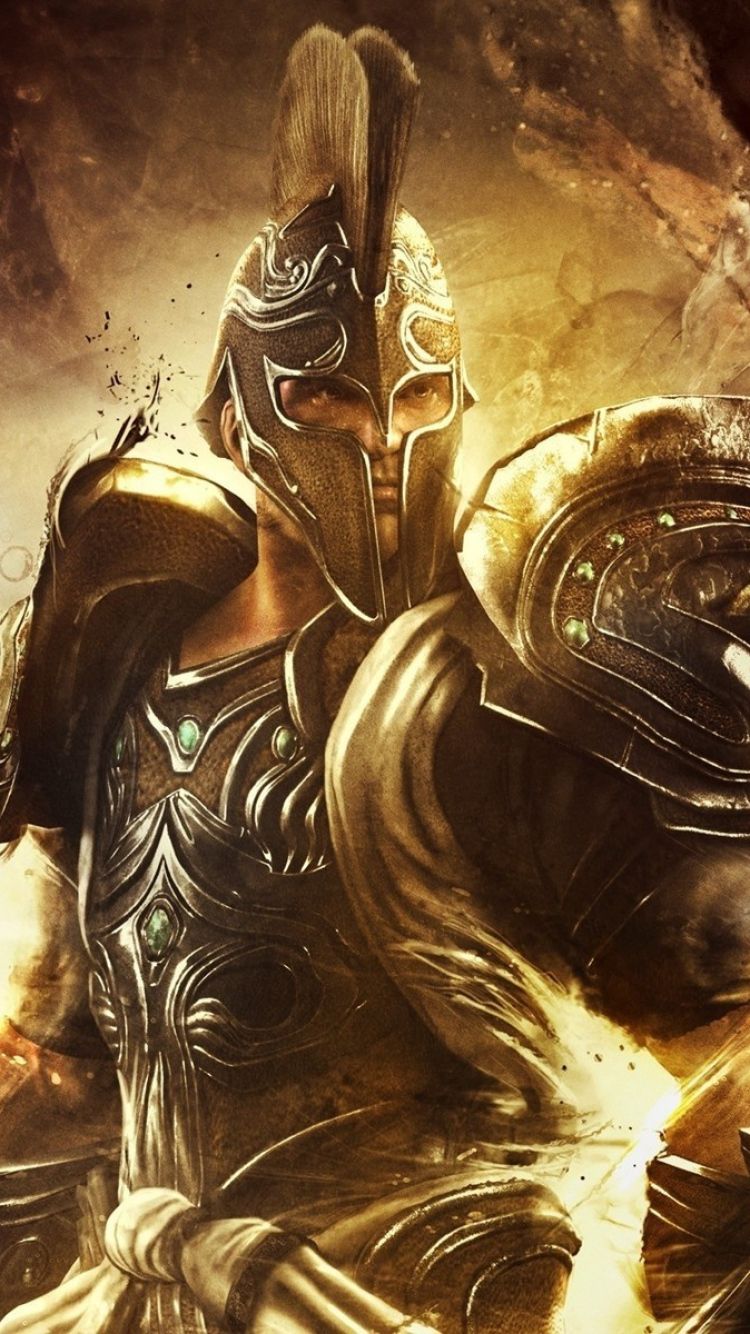 armor god wallpaper, God of war, Art series