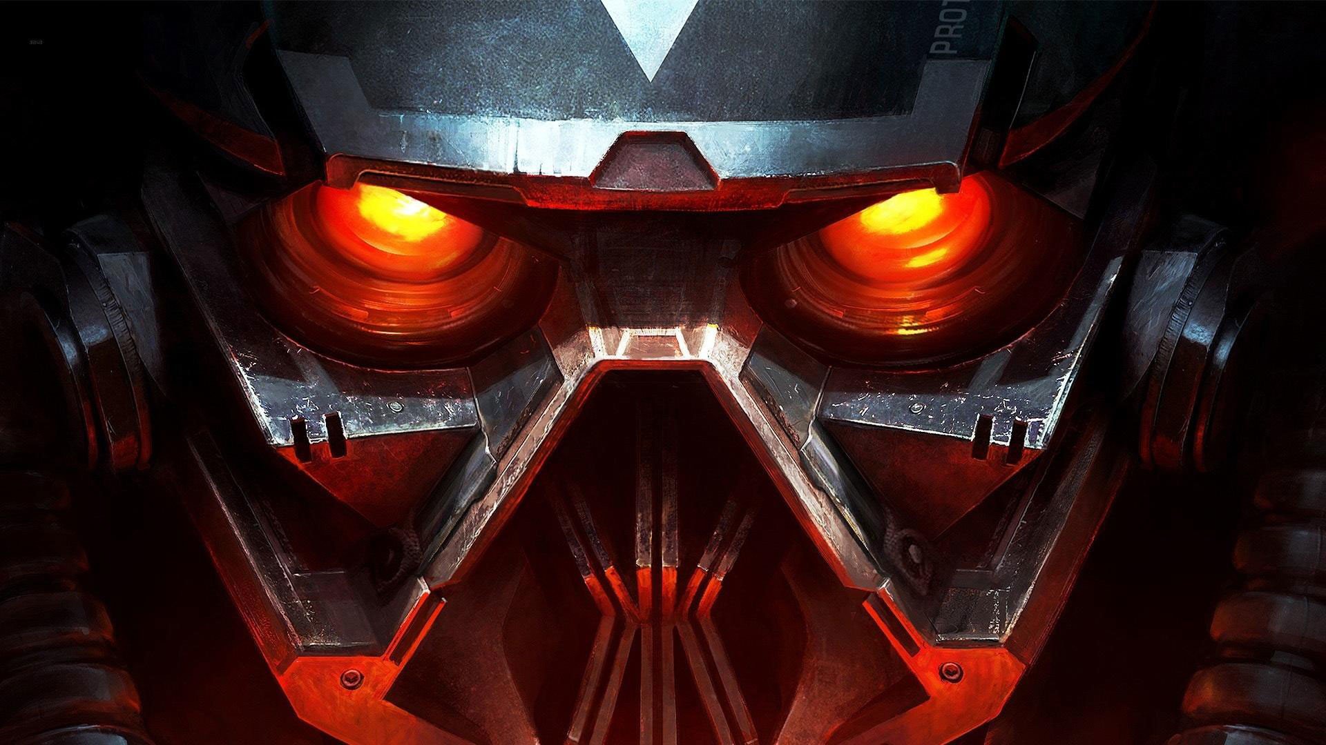 hd pics photo metal robot eye transformer hollywood glowing red eye technology HD quality desktop background