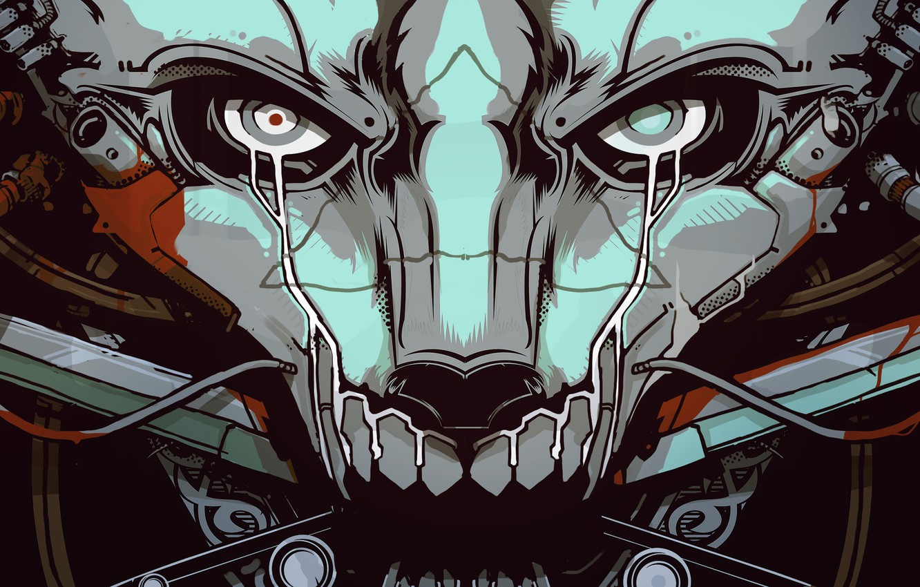 cyborg eye wallpaper