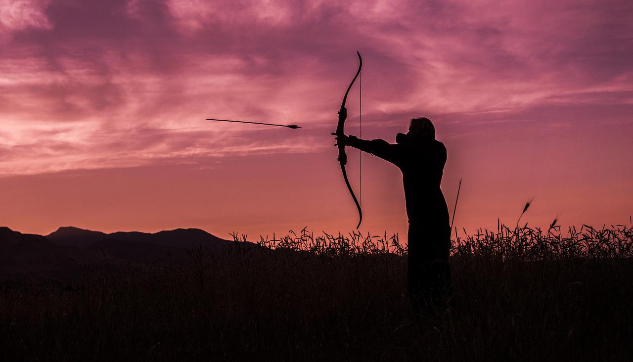 Archer Archery Sunset