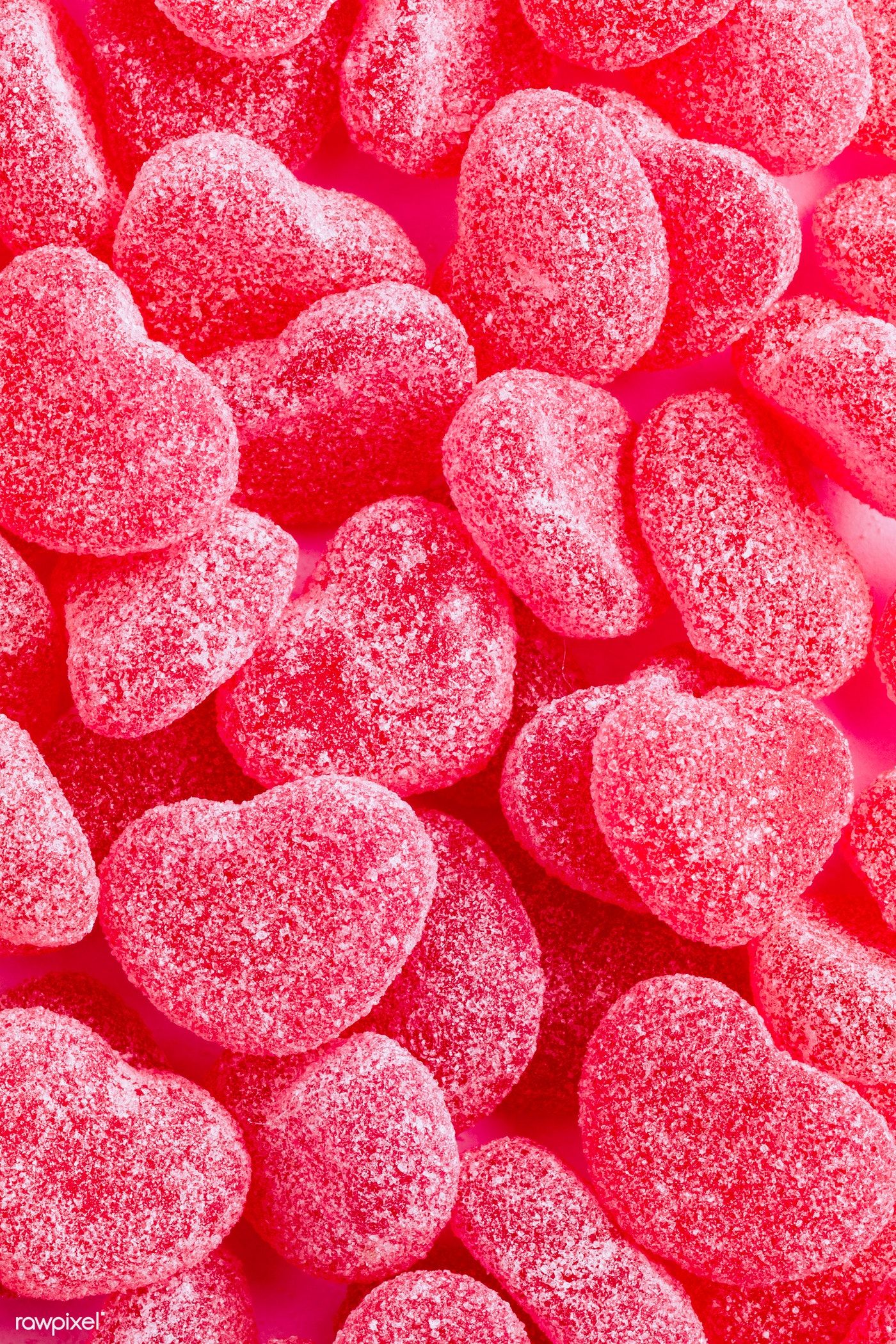 Red sweet candies. premium image / Karolina / Kaboompics. Candy, Candy background, Sweet candy
