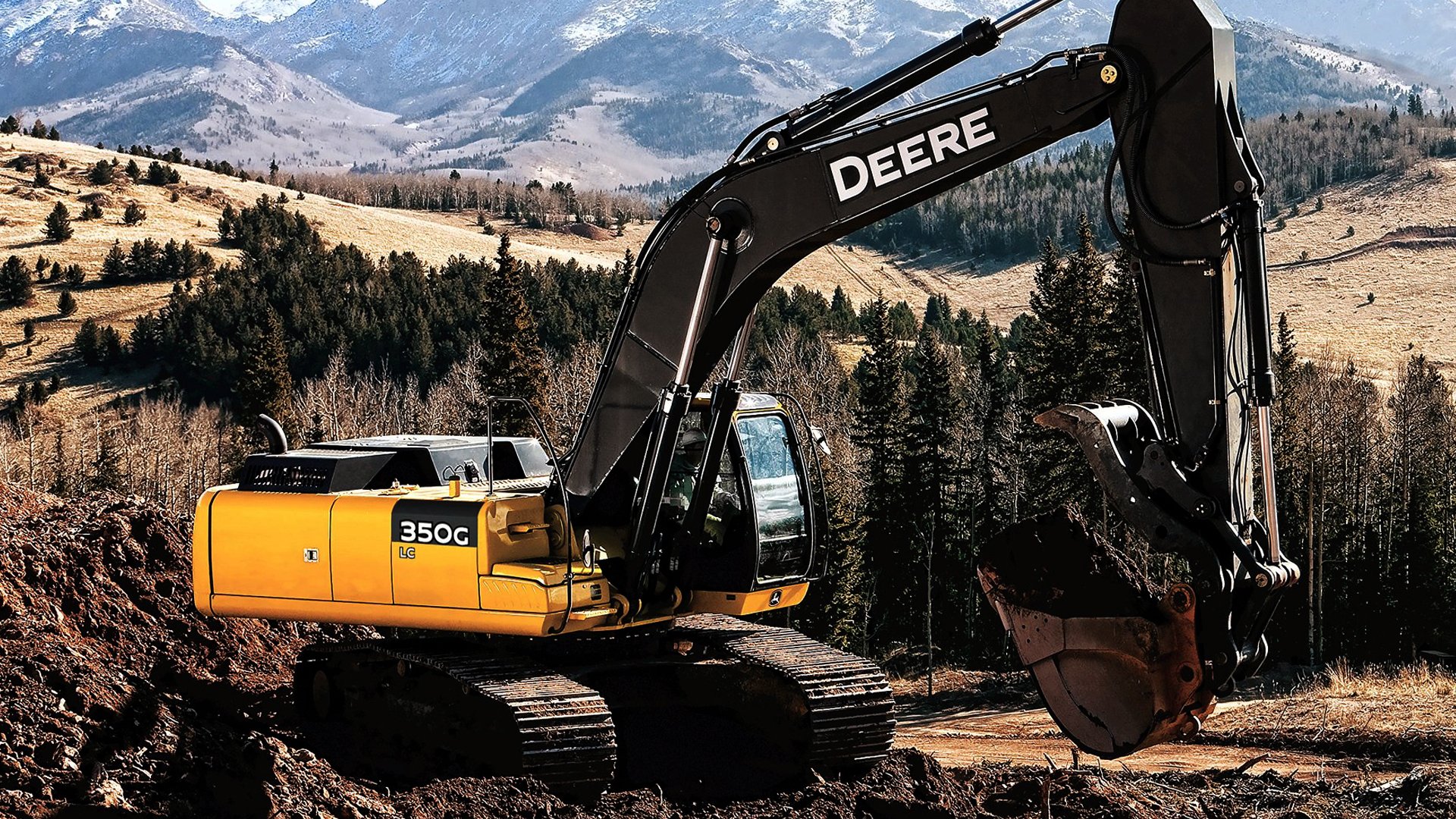 John Deere 350G Excavator HD Wallpapers and Backgrounds