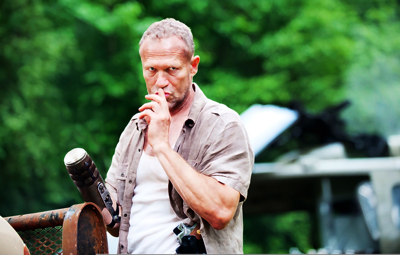 Wallpaper The Walking Dead, The walking dead, Michael Rooker, Michael Rooker image for desktop, section фильмы