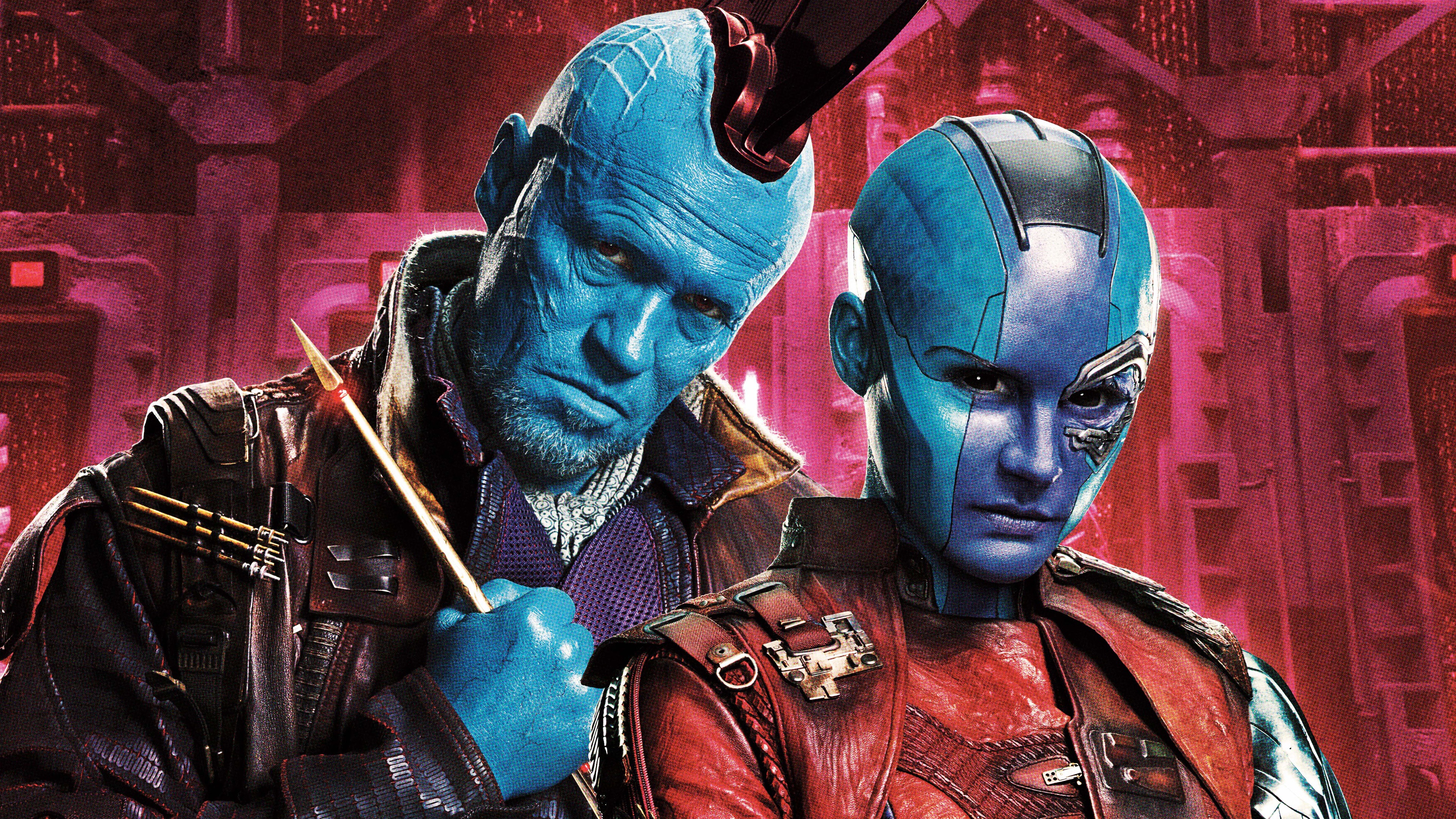Wallpaper Michael Rooker, Karen Gillan, Guardians of the Galaxy 2 3840x2160 UHD 4K Picture, Image
