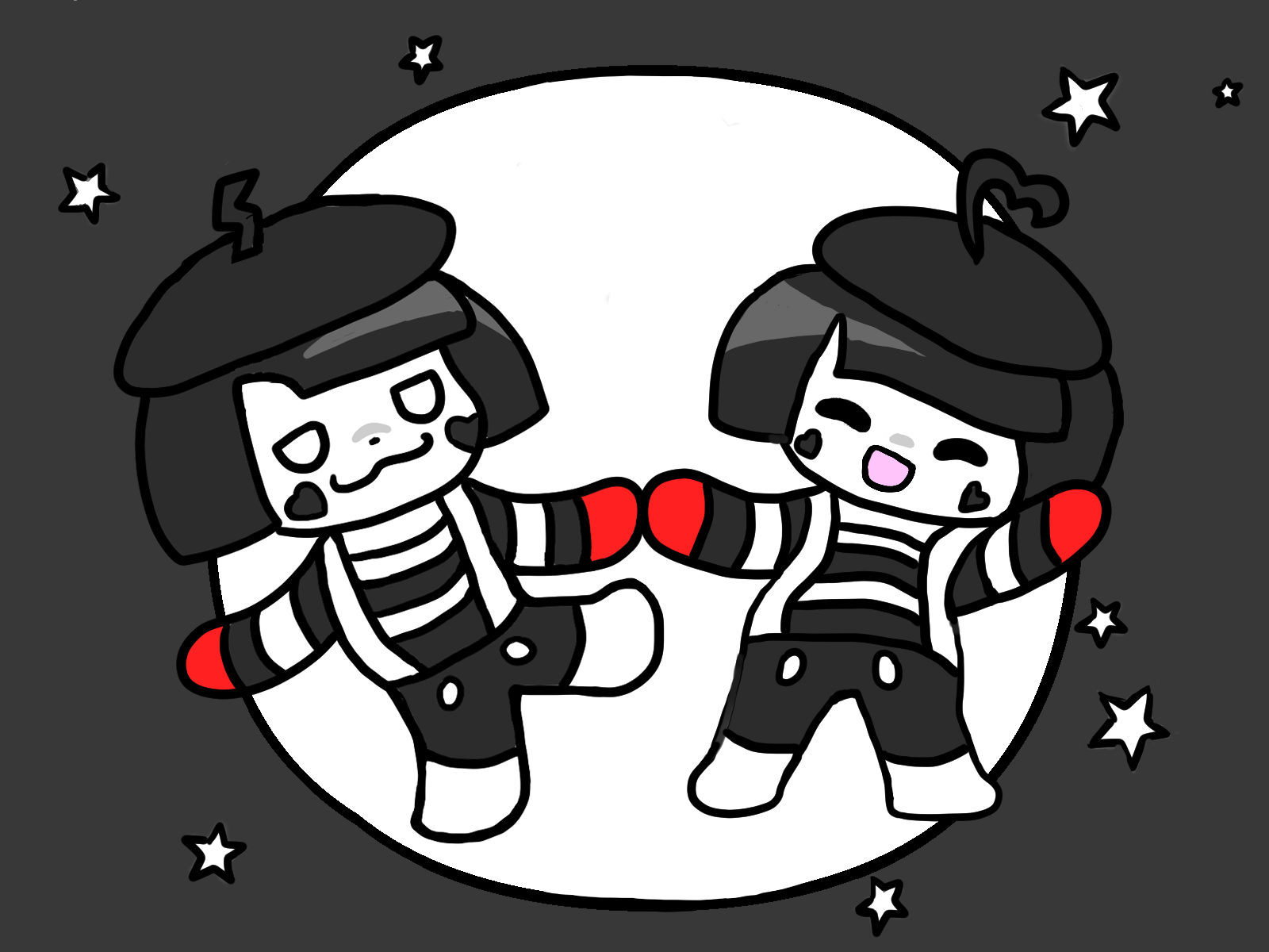 Mime and Plush by burynice on Newgrounds
