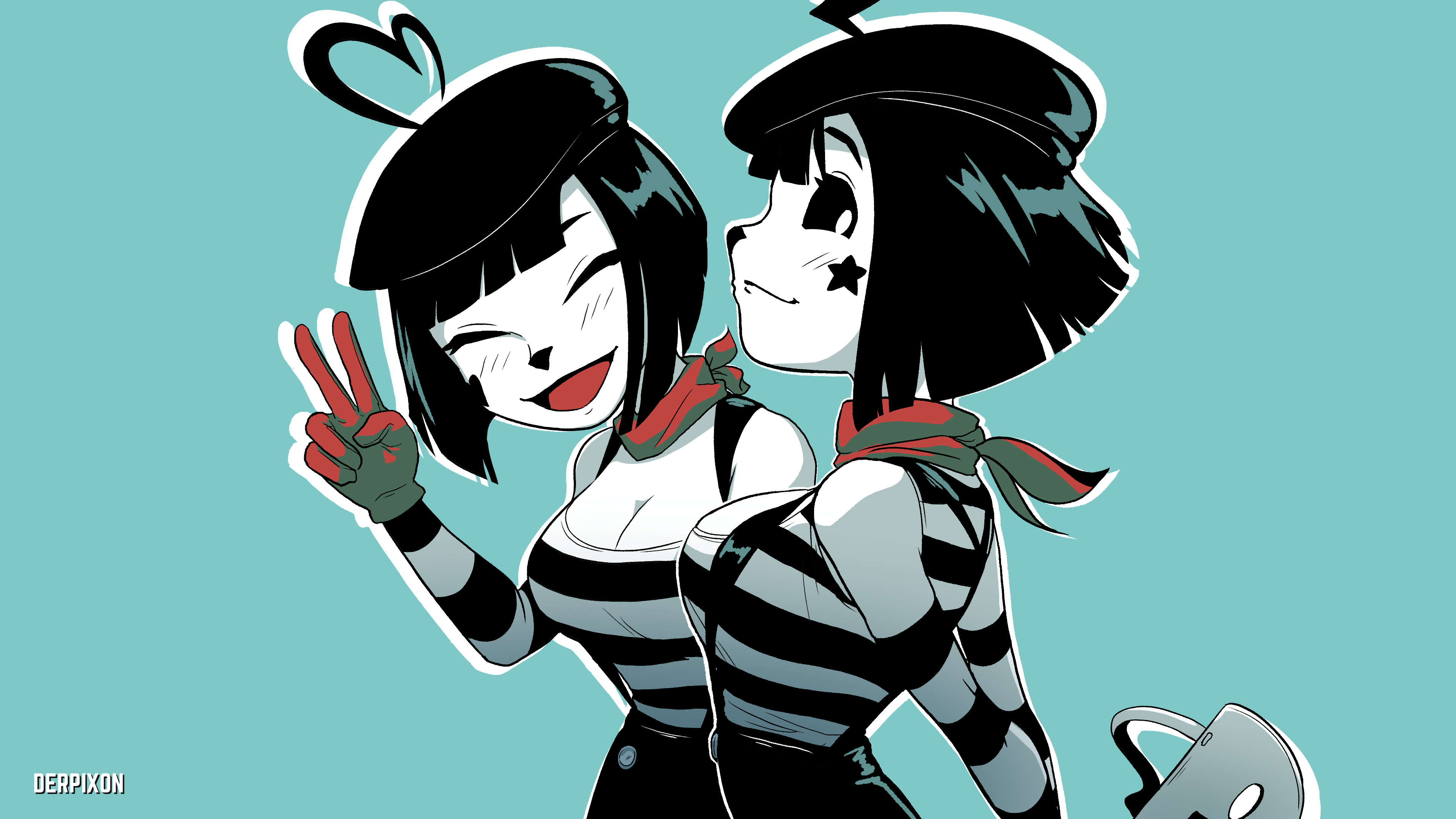 Mime and Plush by burynice on Newgrounds