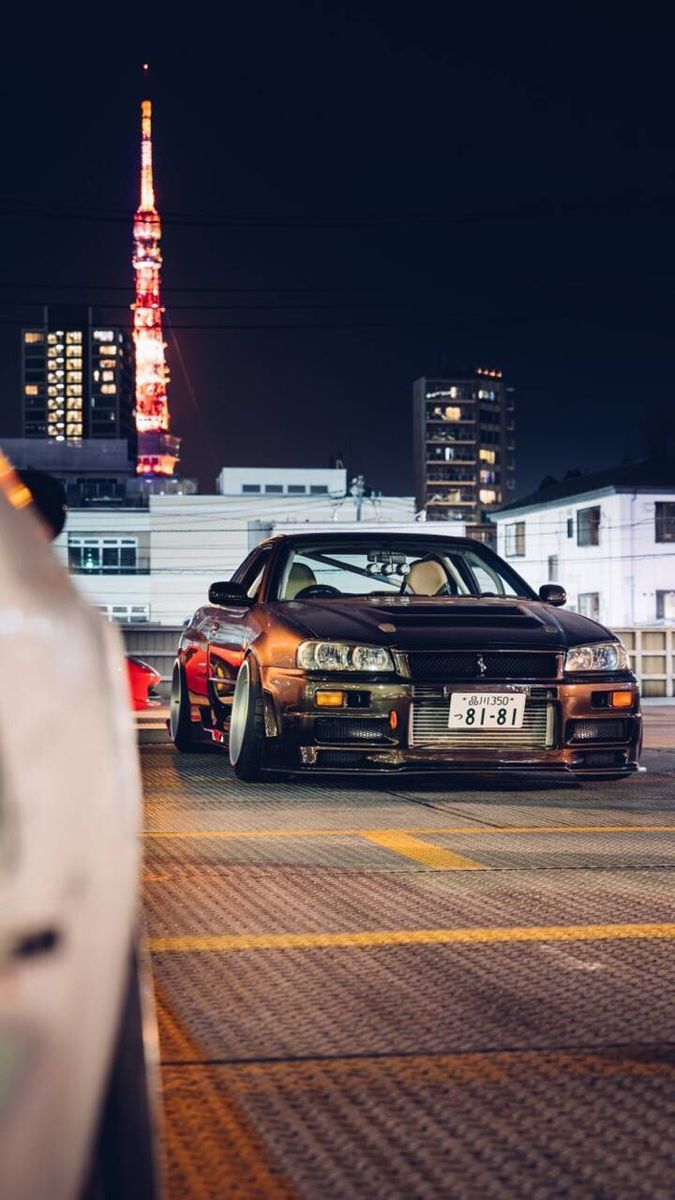 JDM Wallpaper, Tokyo Wallpaper, R34. Jdm wallpaper, Car iphone wallpaper, Dream cars