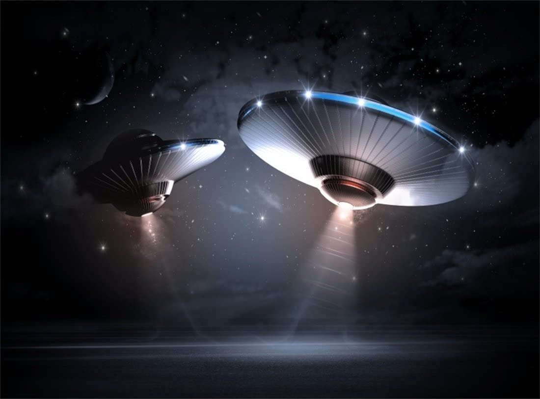 Amazon.com, Leowefowa 7X5FT Boy UFO Themed Birthday Backdrop Alien Invade Earth Photography Background Children's Party Banner Children Kids UFO Party Decor Boy Room Decors Wallpaper Studio Photo Booth Props