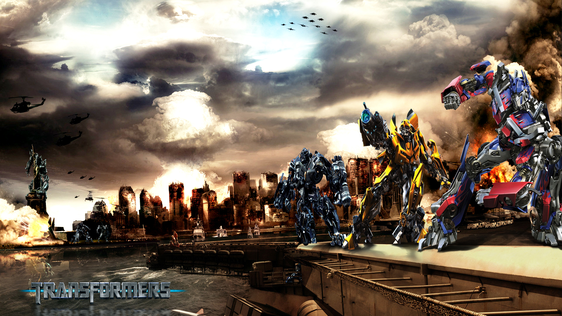 Transformers 1 The Saga Begins New Movies Cars Wallpaper