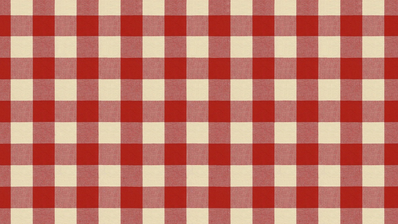 Tablecloth Wallpaper Red Checked