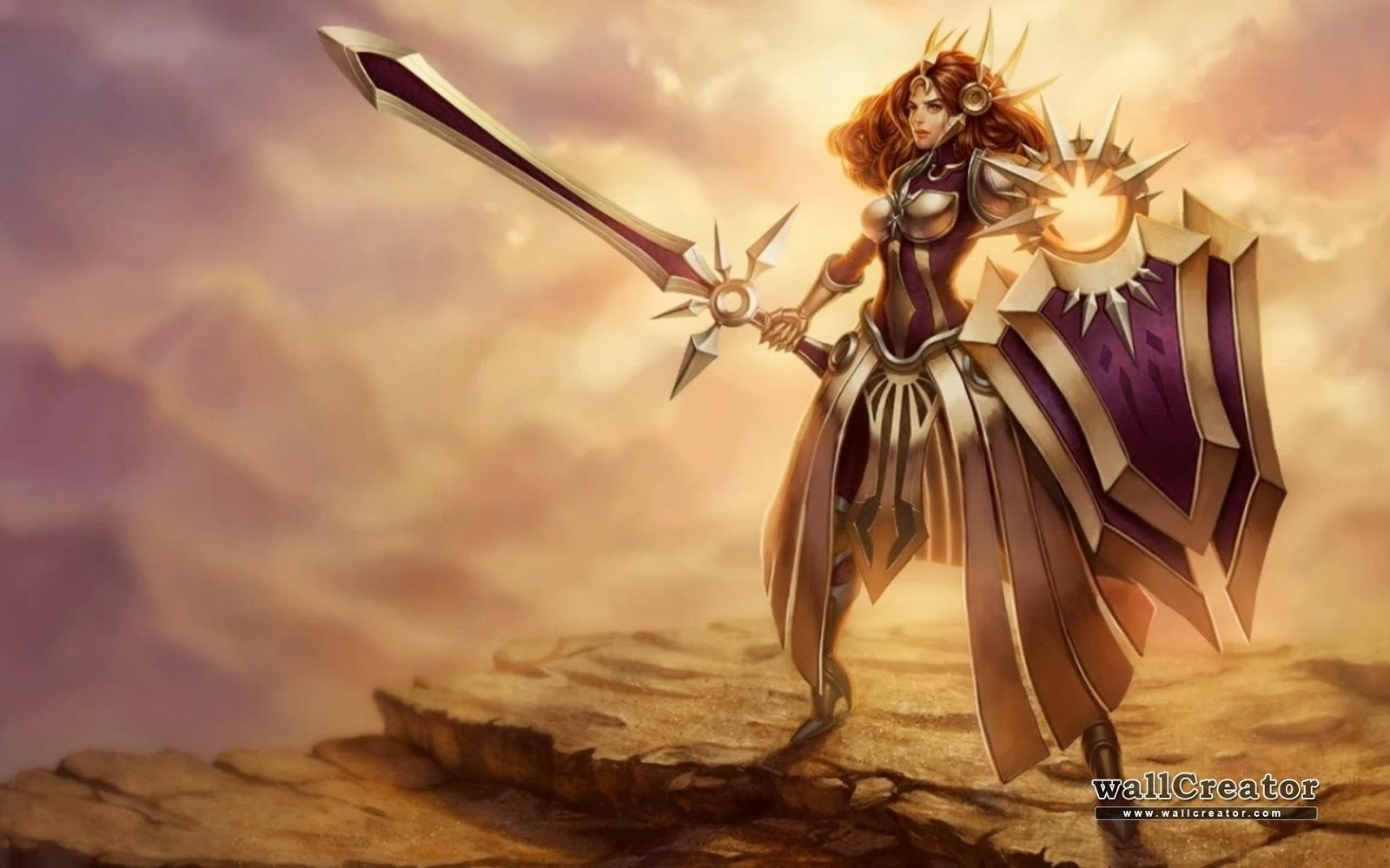 League Of Legends Leona Wallpapers Wallpaper Cave